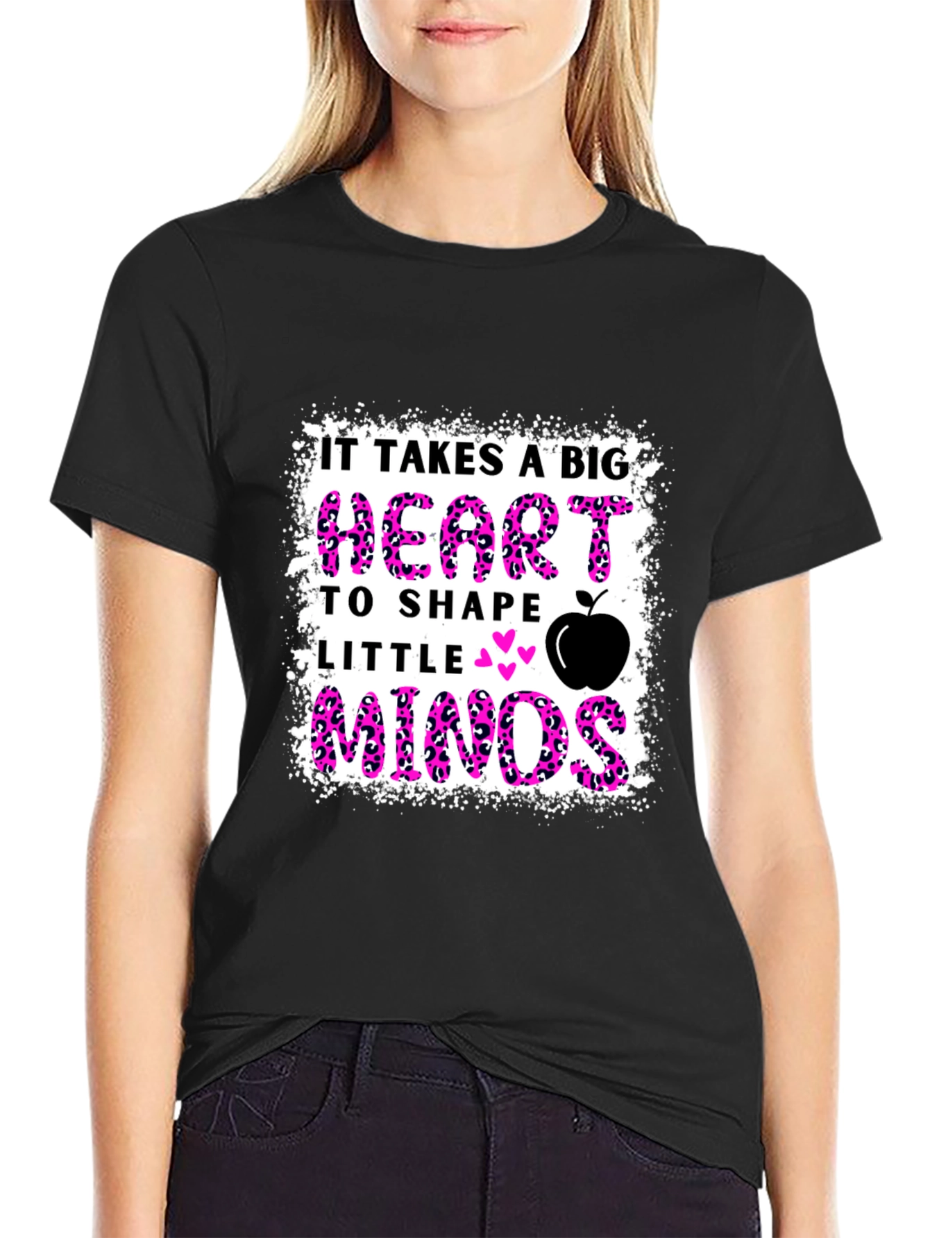 It Takes a Big Heart Teacher Graphic Tee