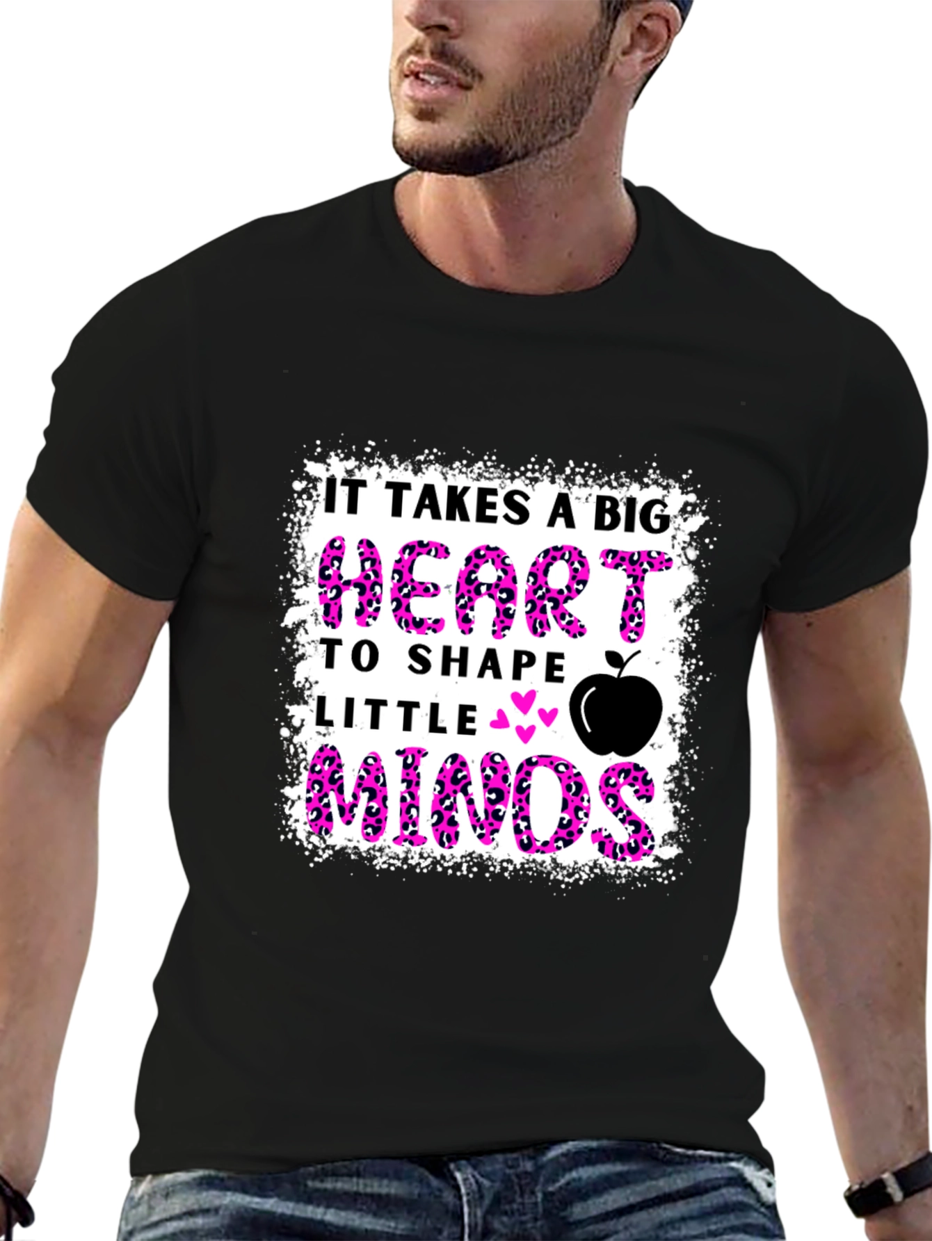 It Takes a Big Heart Teacher Graphic Tee