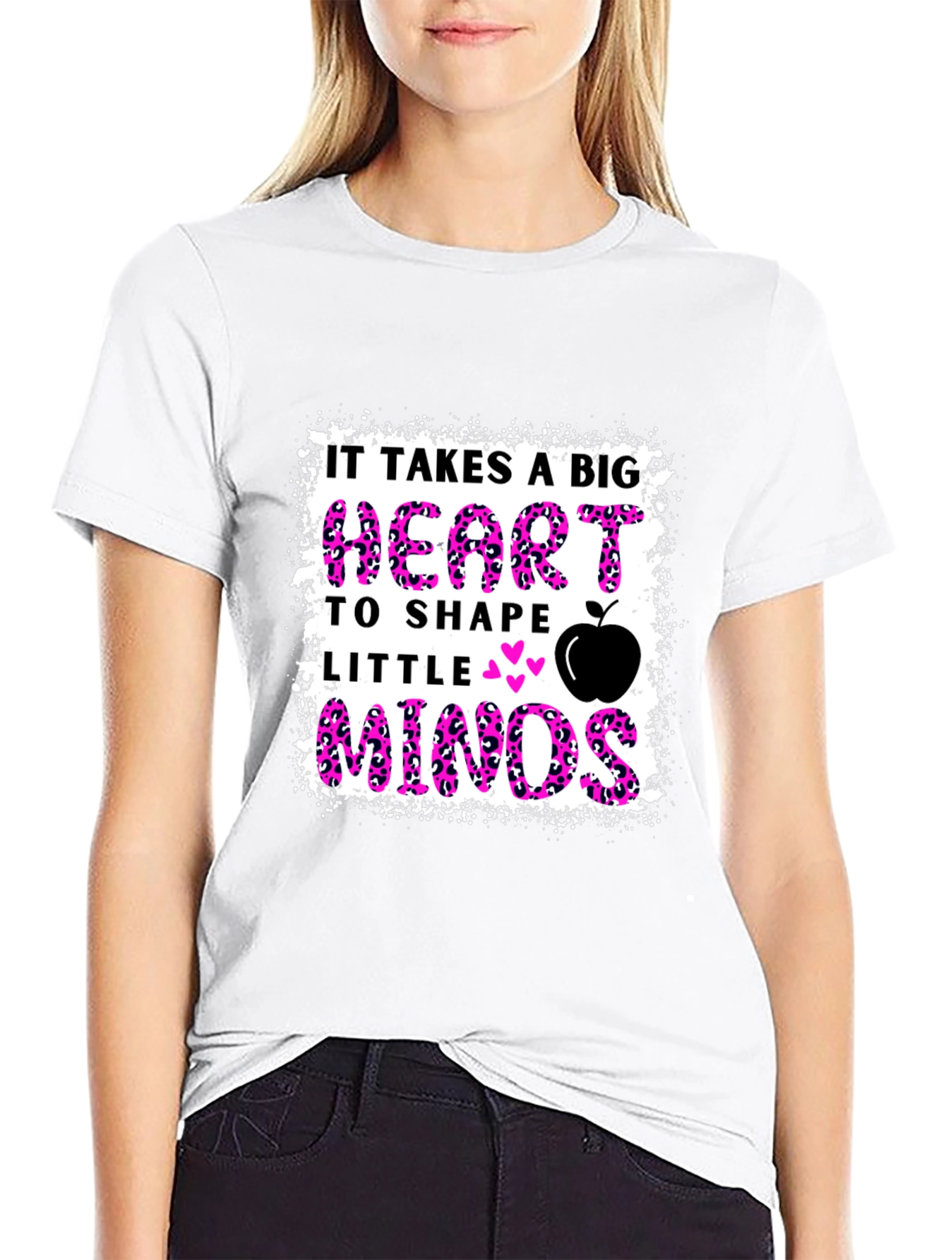 It Takes a Big Heart Teacher Graphic Tee