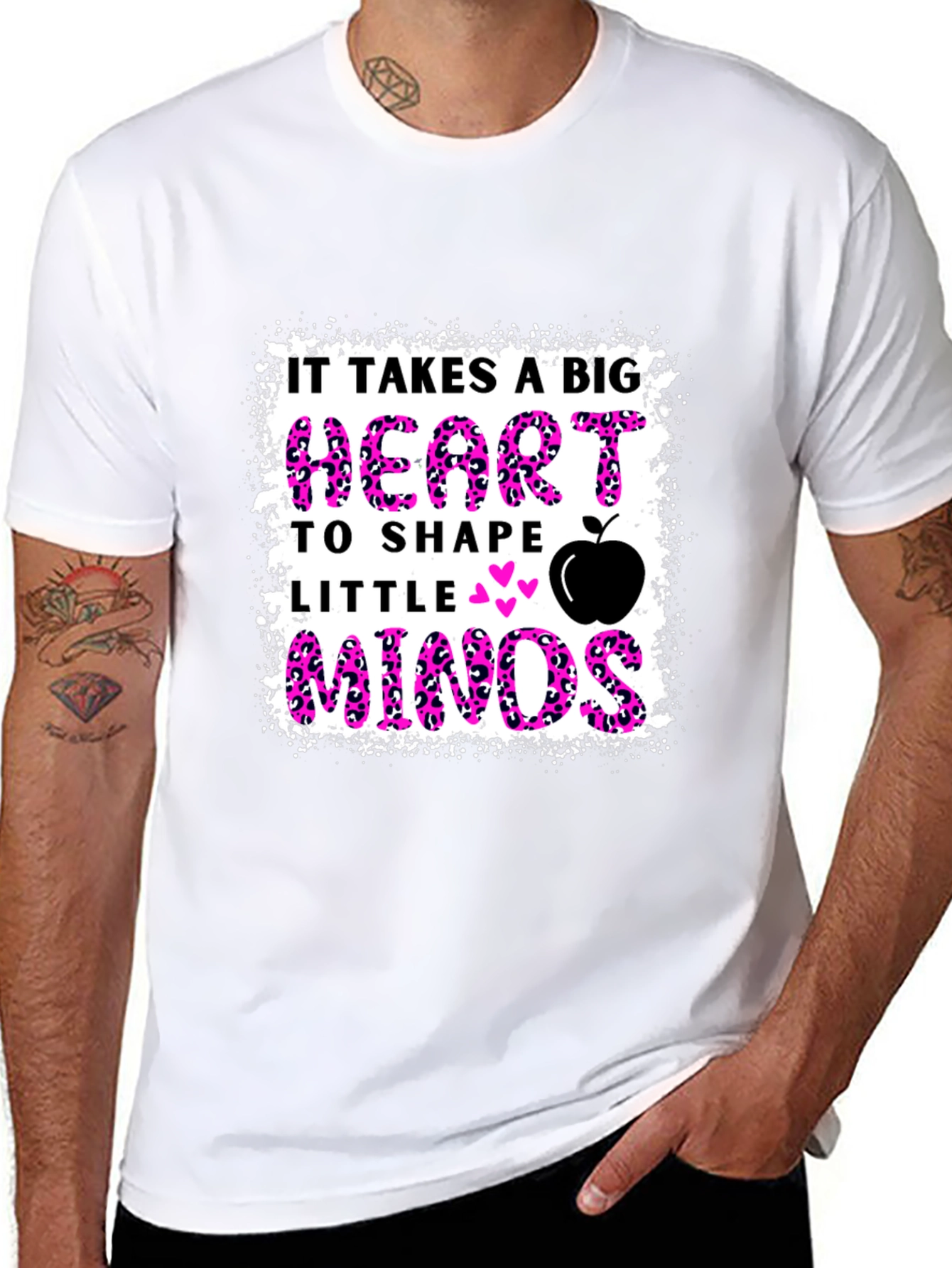 It Takes a Big Heart Teacher Graphic Tee