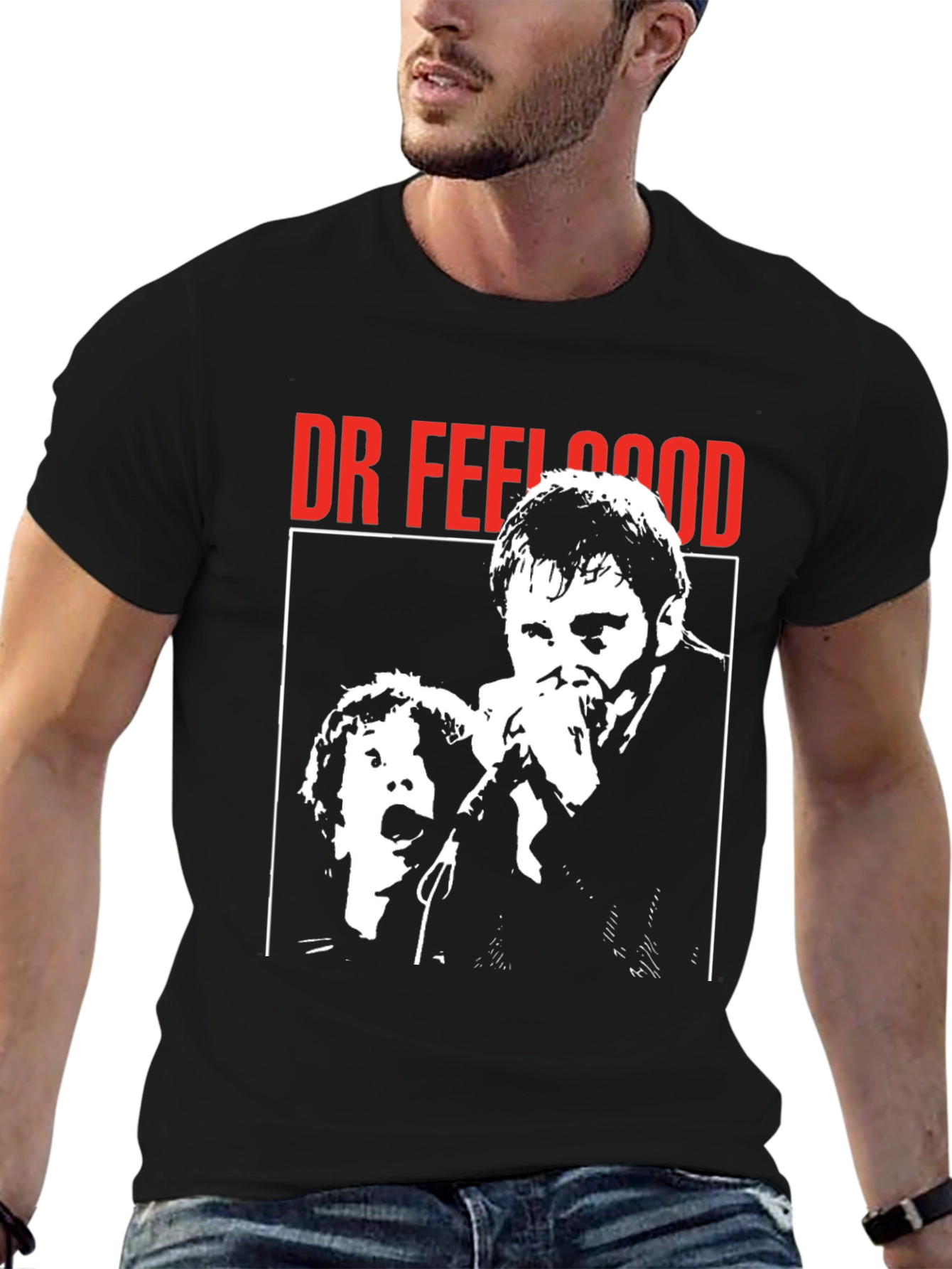 Dr. Feelgood Band T-Shirt - Retro Rock Tee
