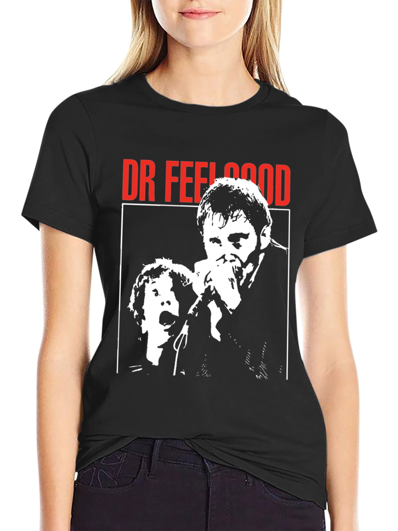 Dr. Feelgood Band T-Shirt - Retro Rock Tee