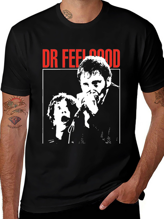Dr. Feelgood Band T-Shirt - Retro Rock Tee