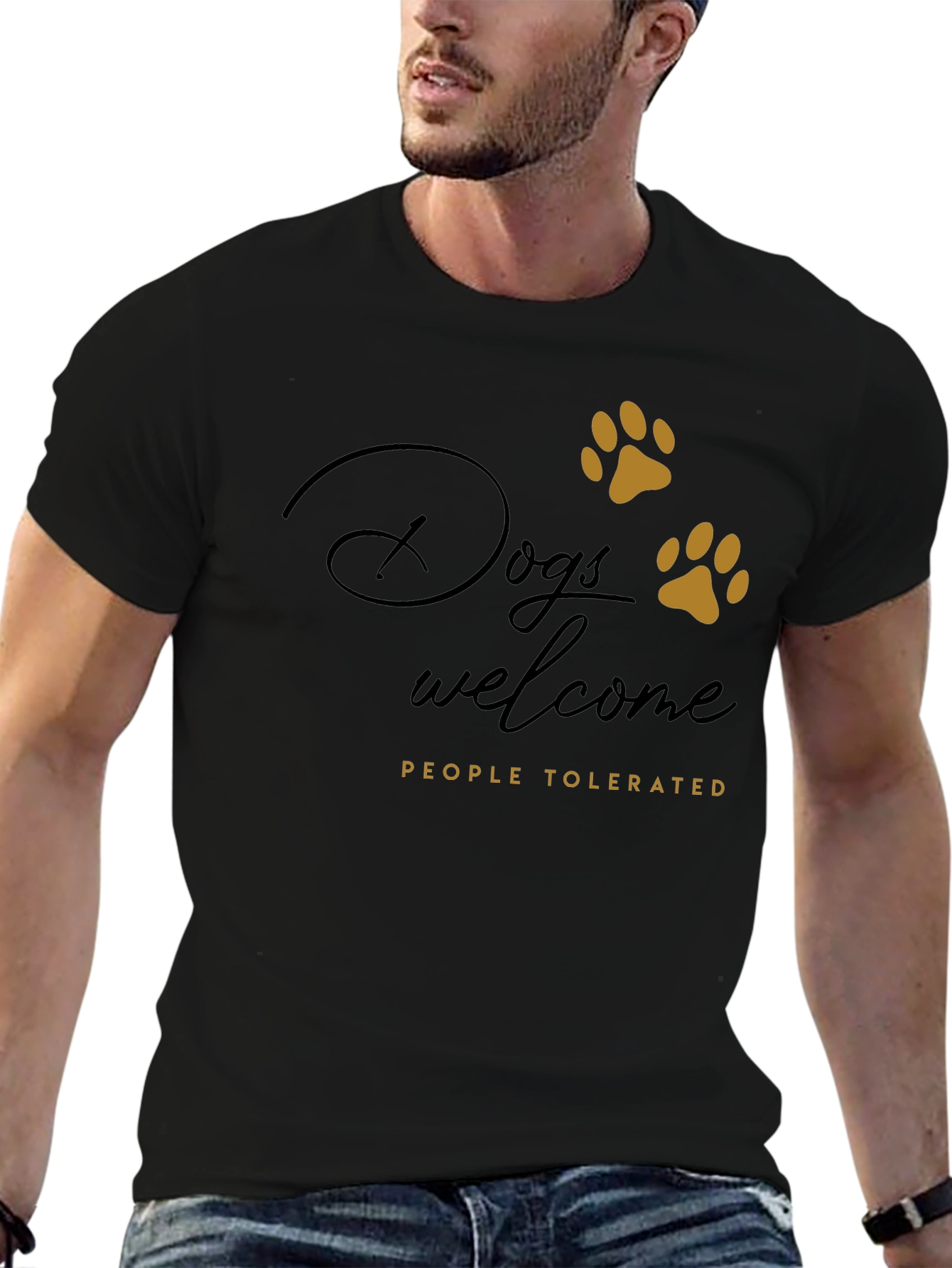 Dogs Welcome Tee - Funny Dog Lover Shirt