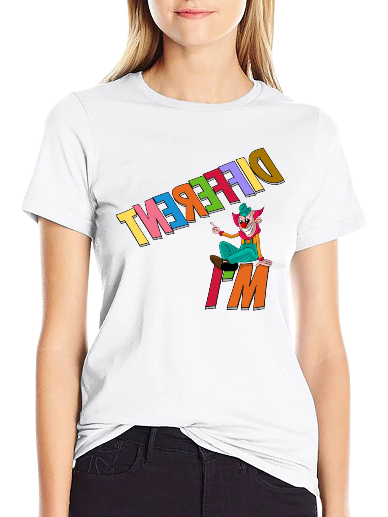 Im Different Clown Graphic Tee