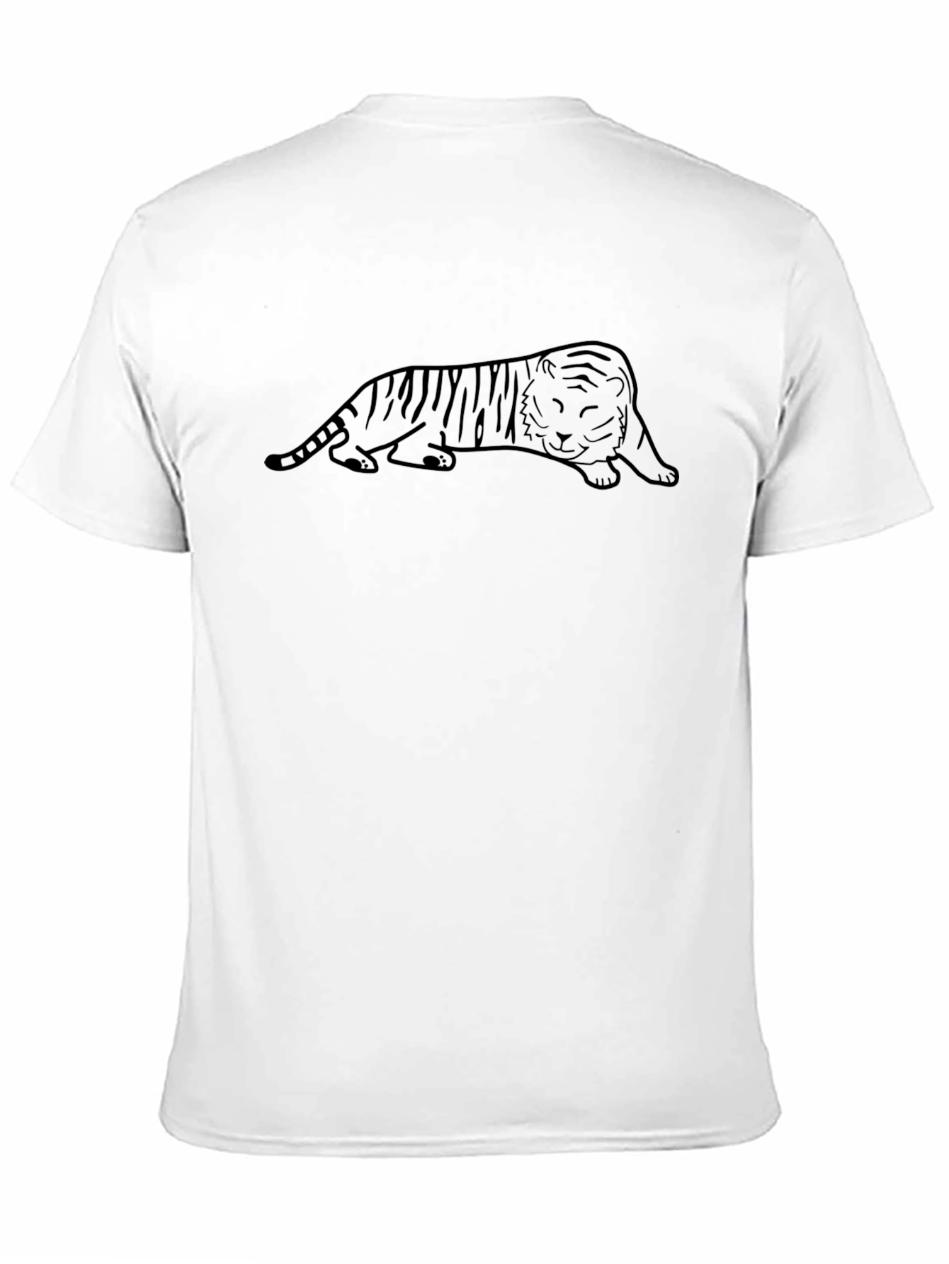 Black Tiger Graphic Tee - Soft Cotton