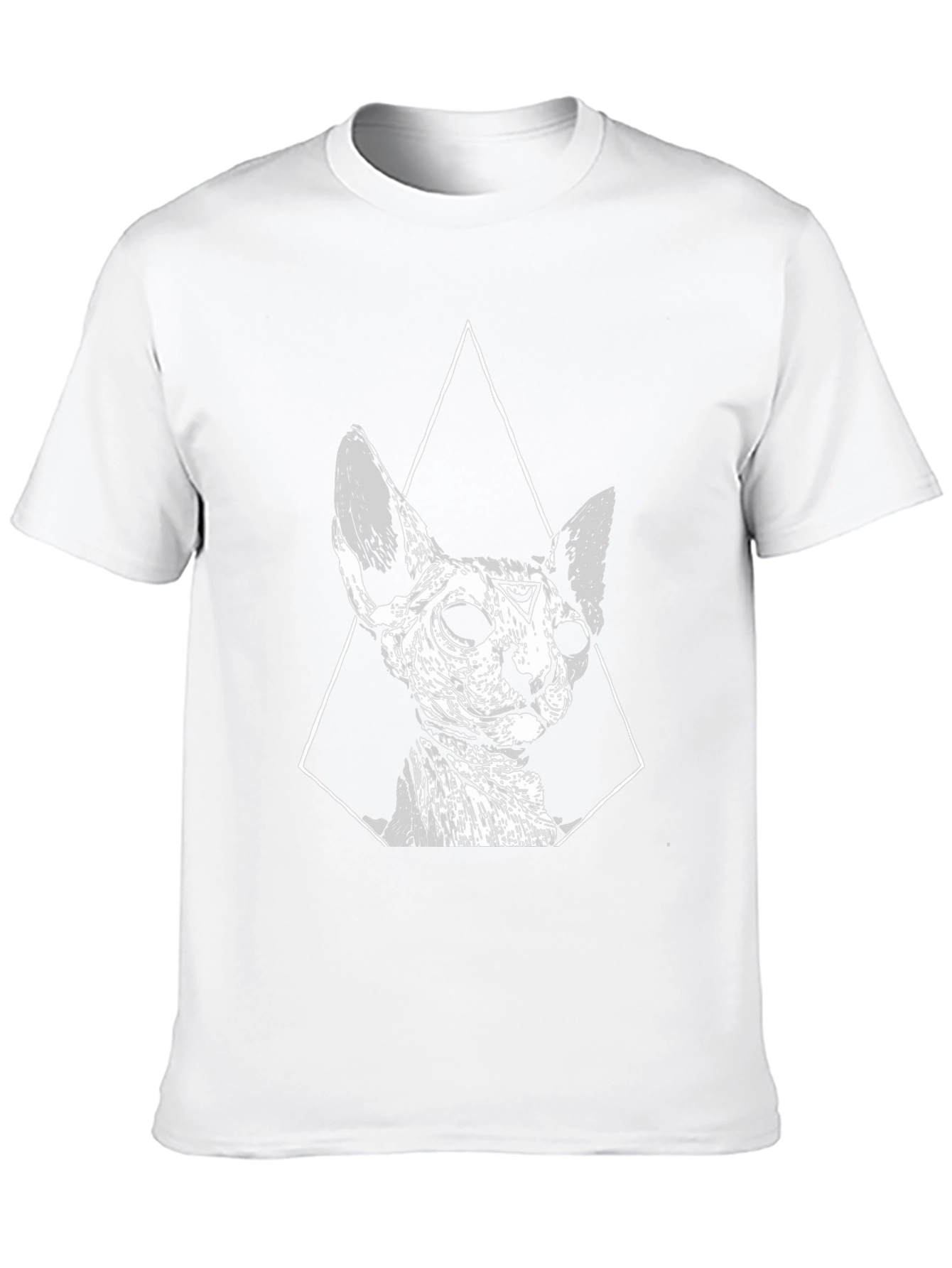 Occult Cat Graphic Tee - Stylish Black T-Shirt