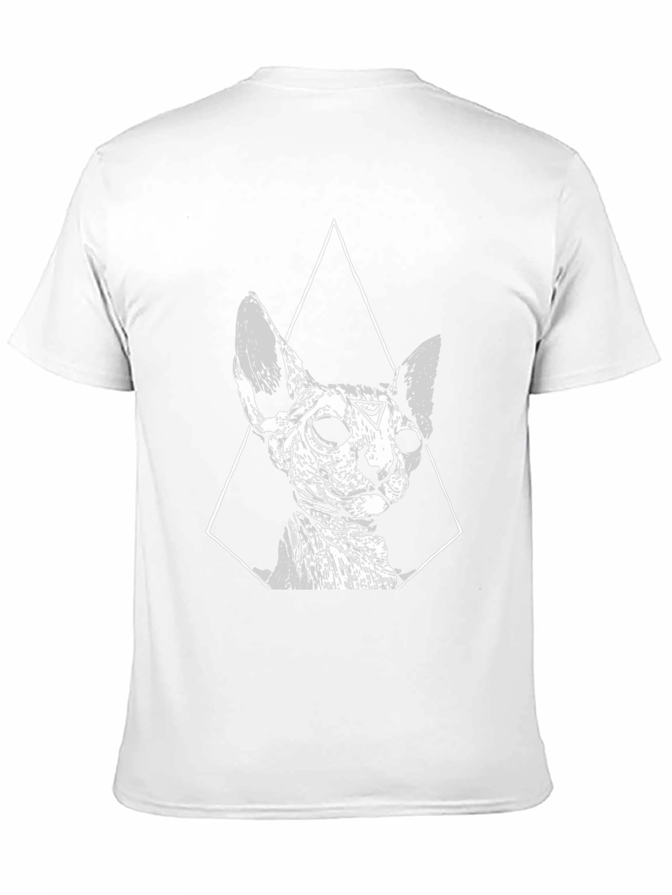 Occult Cat Graphic Tee - Stylish Black T-Shirt