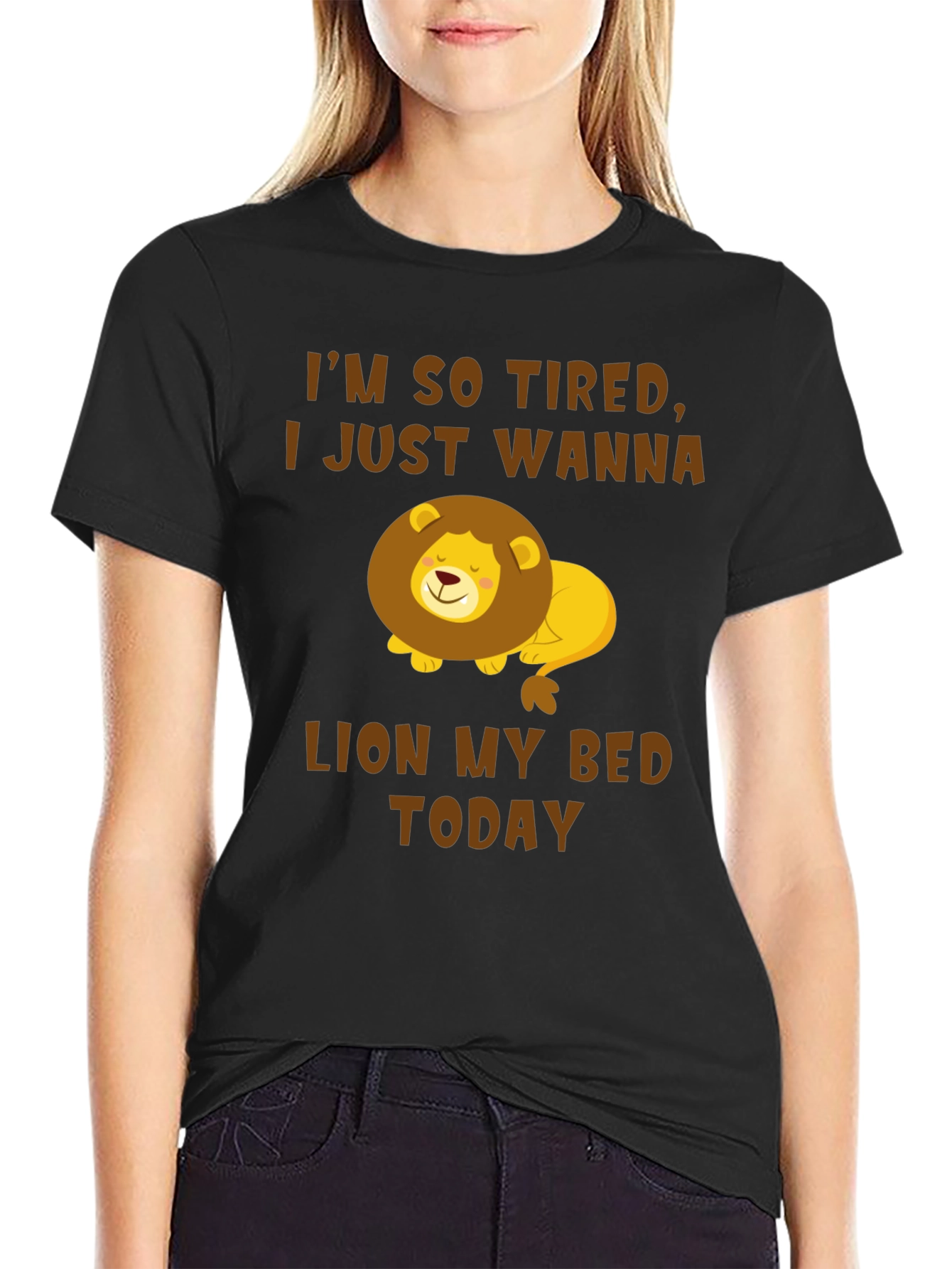 Im So Tired Lion T-Shirt