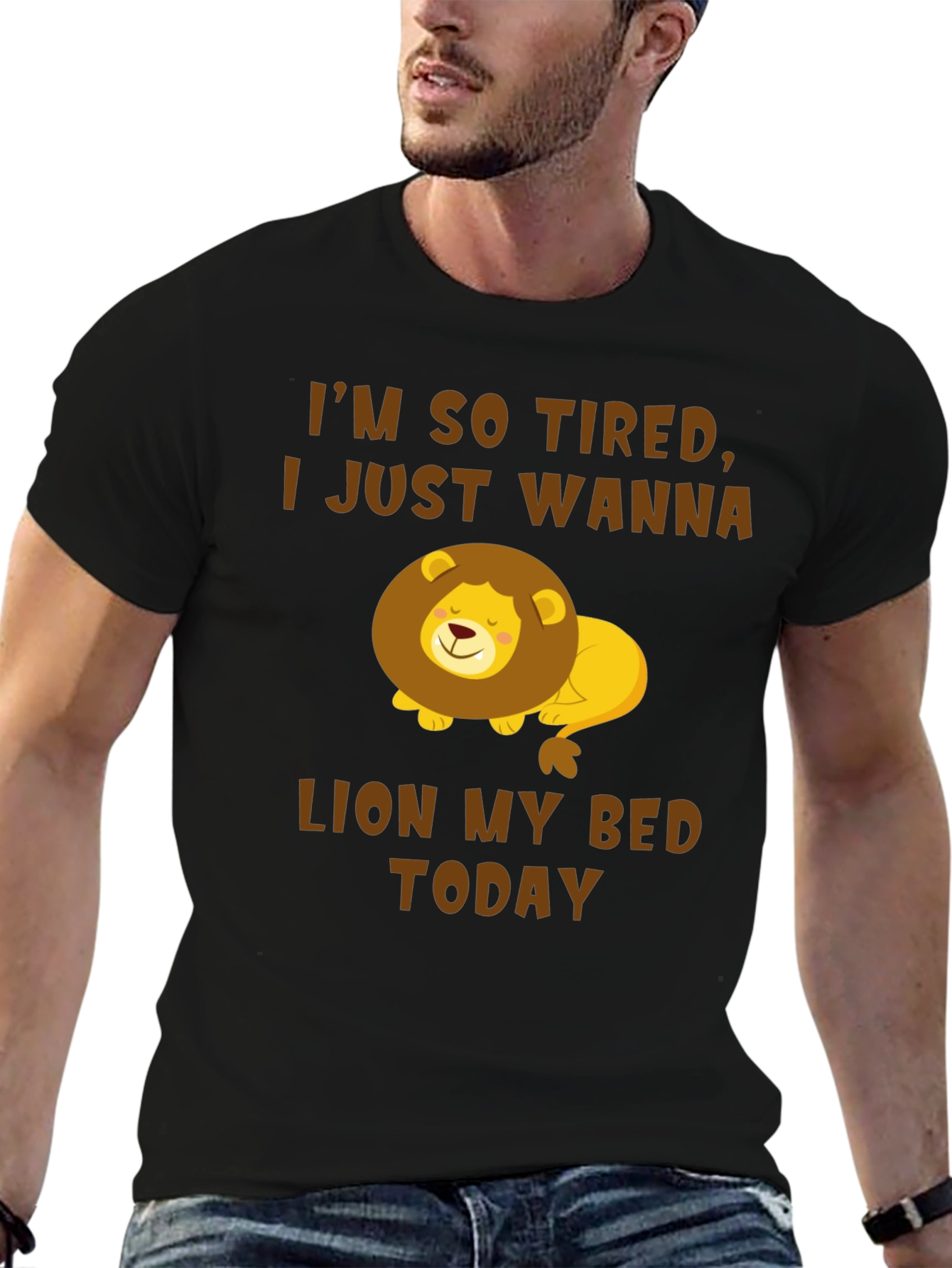 Im So Tired Lion T-Shirt