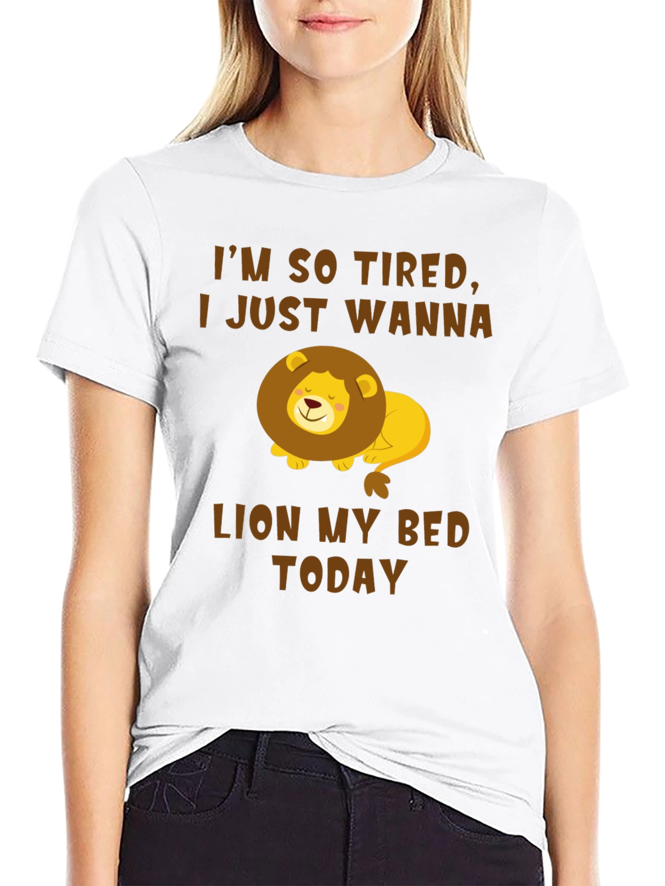 Im So Tired Lion T-Shirt