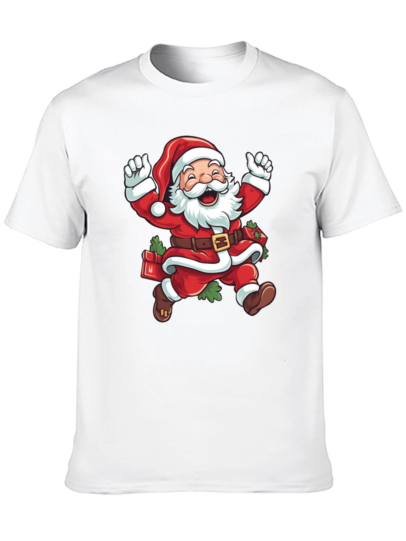 Santa Claus T-Shirt - Christmas Holiday Cheer