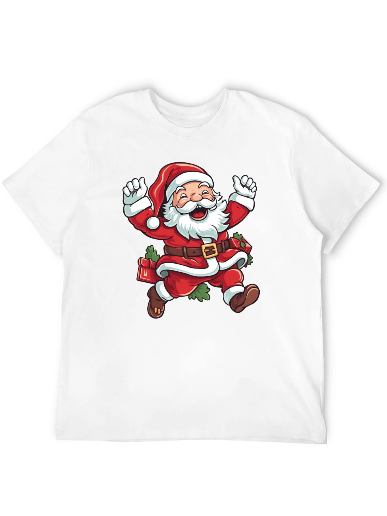 Santa Claus T-Shirt - Christmas Holiday Cheer