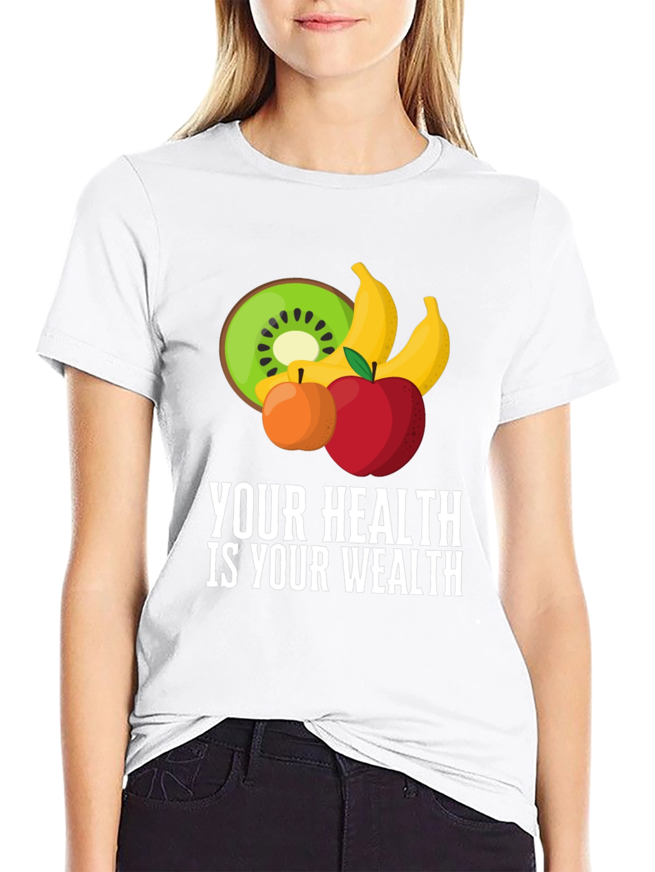 Your Health Is Your Wealth Fruit Tee