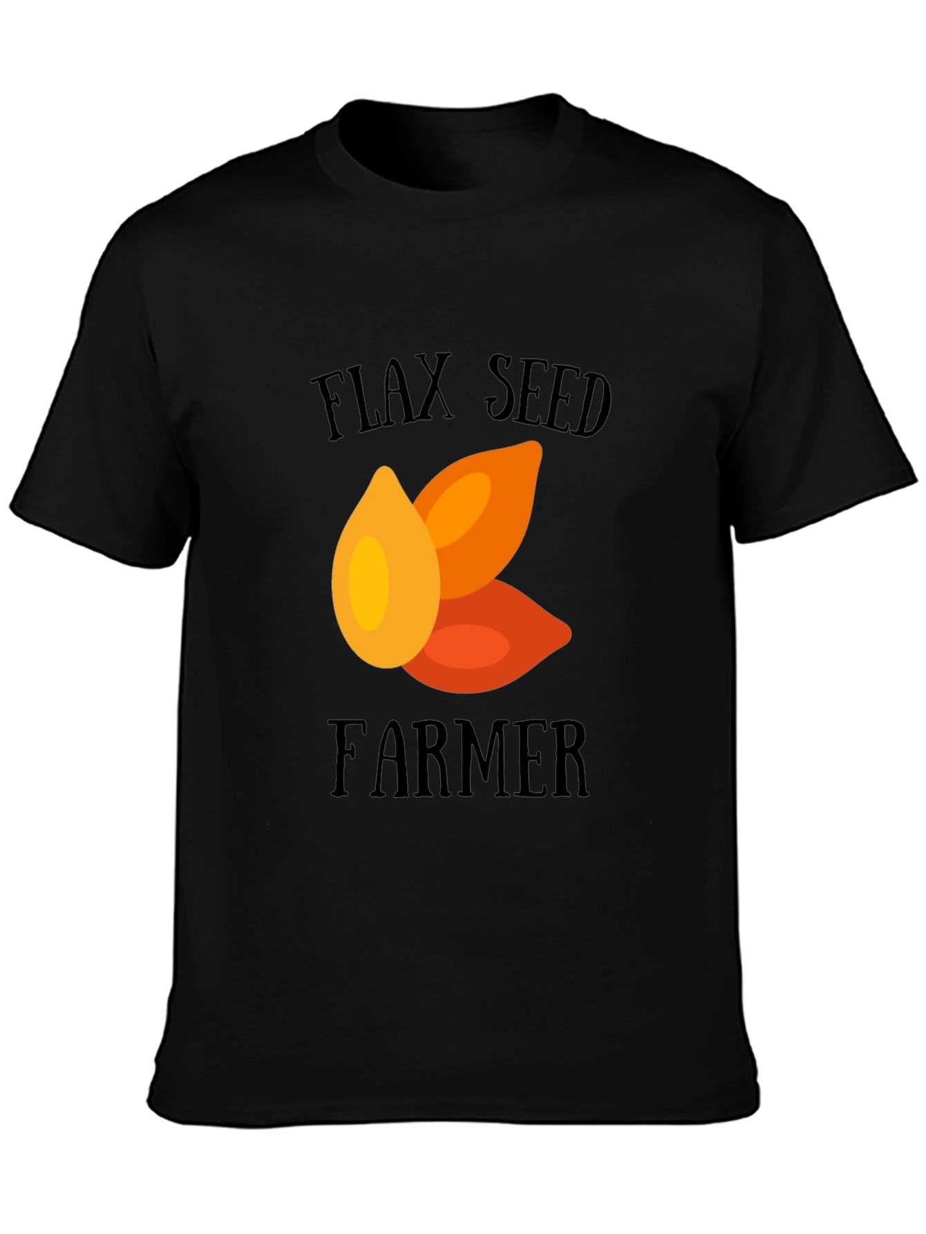 Flax Seed Farmer Graphic Tee - Unique Design