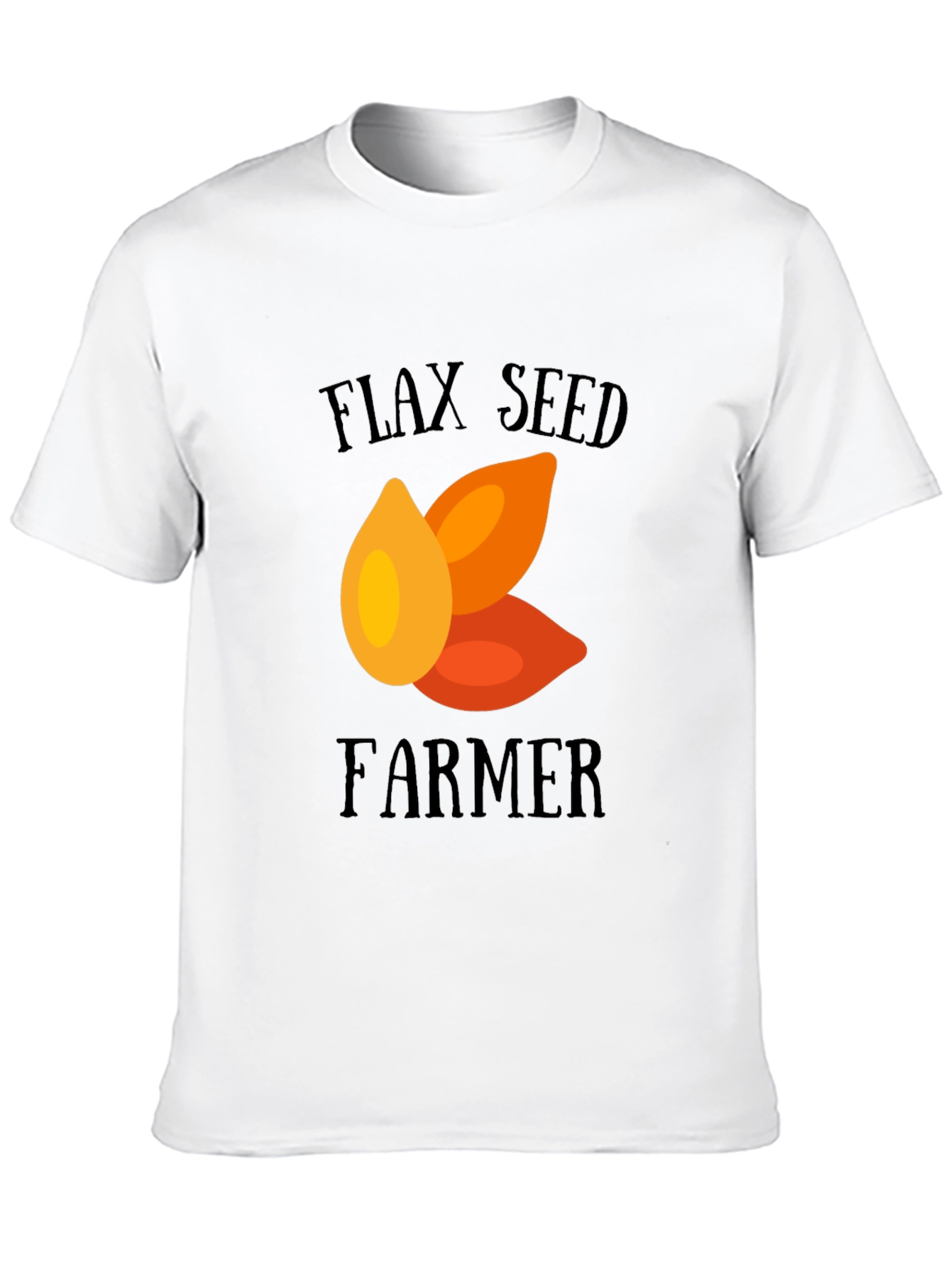 Flax Seed Farmer Graphic Tee - Unique Design