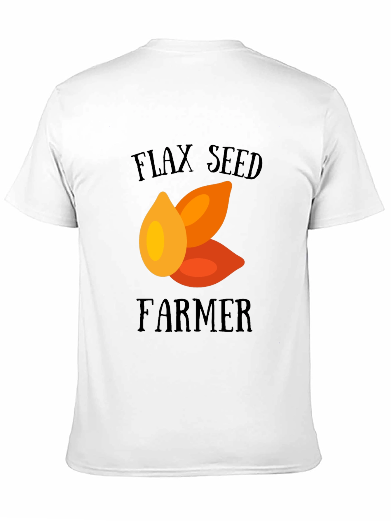 Flax Seed Farmer Graphic Tee - Unique Design