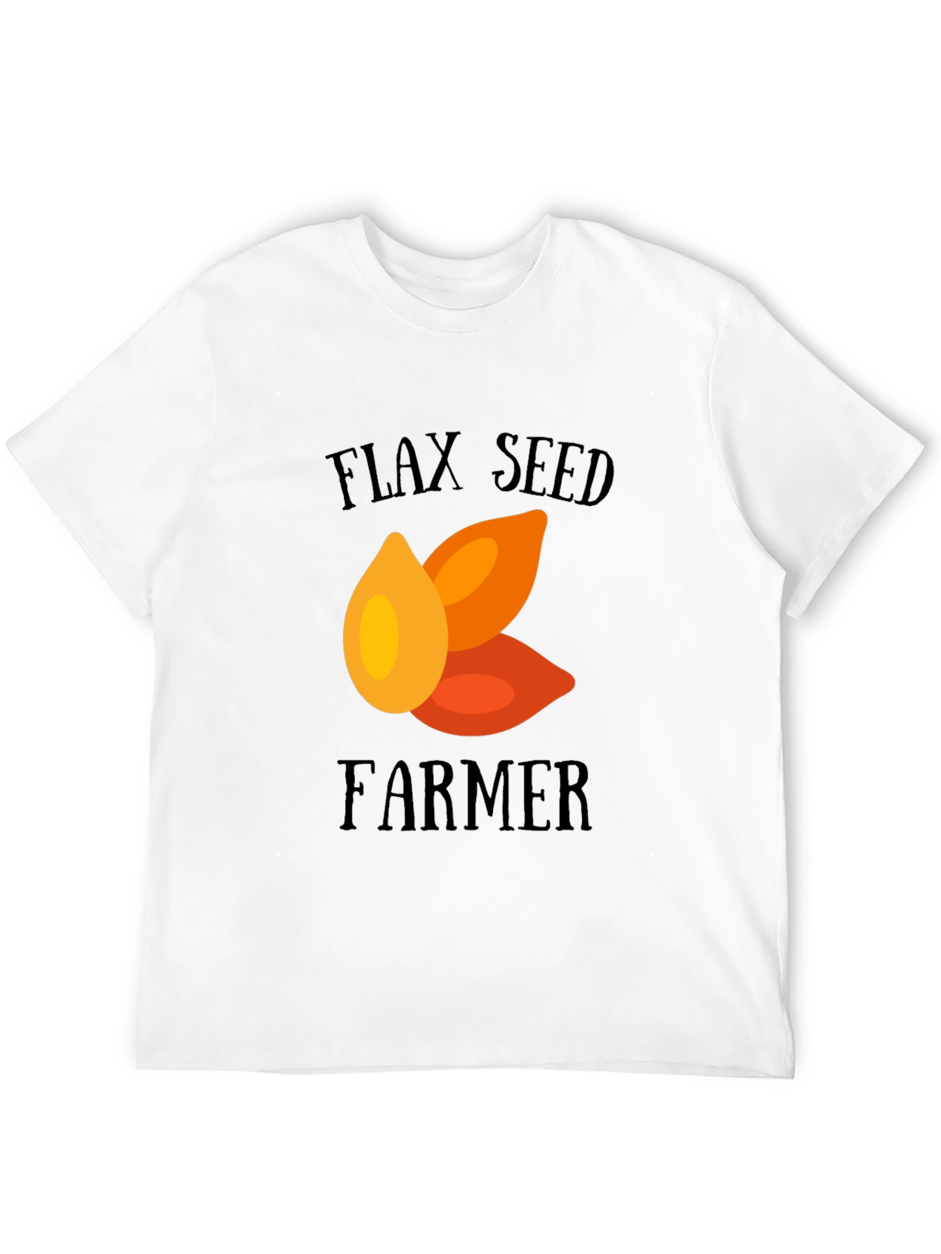 Flax Seed Farmer Graphic Tee - Unique Design