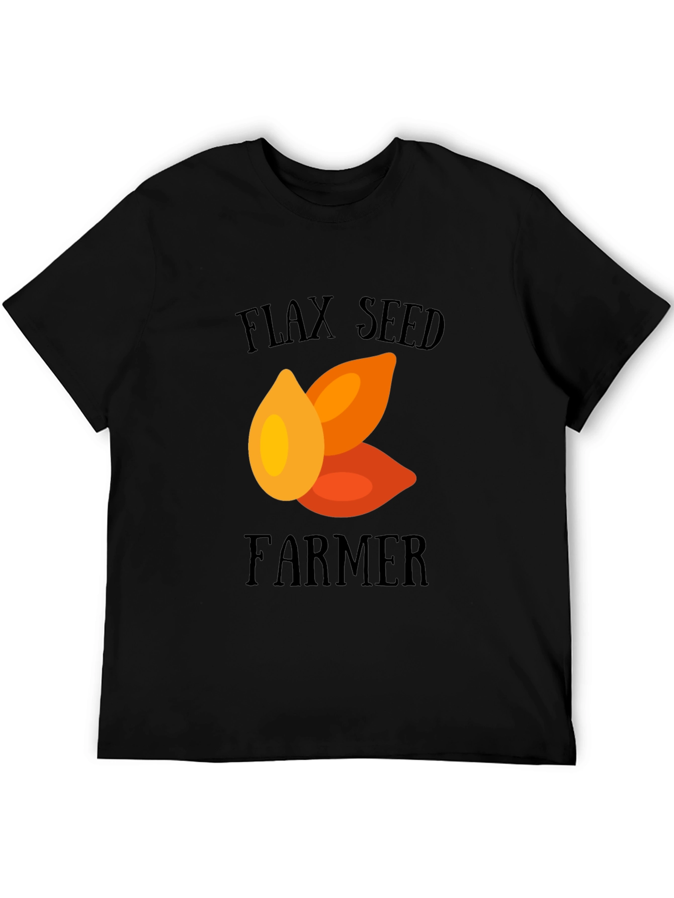 Flax Seed Farmer Graphic Tee - Unique Design
