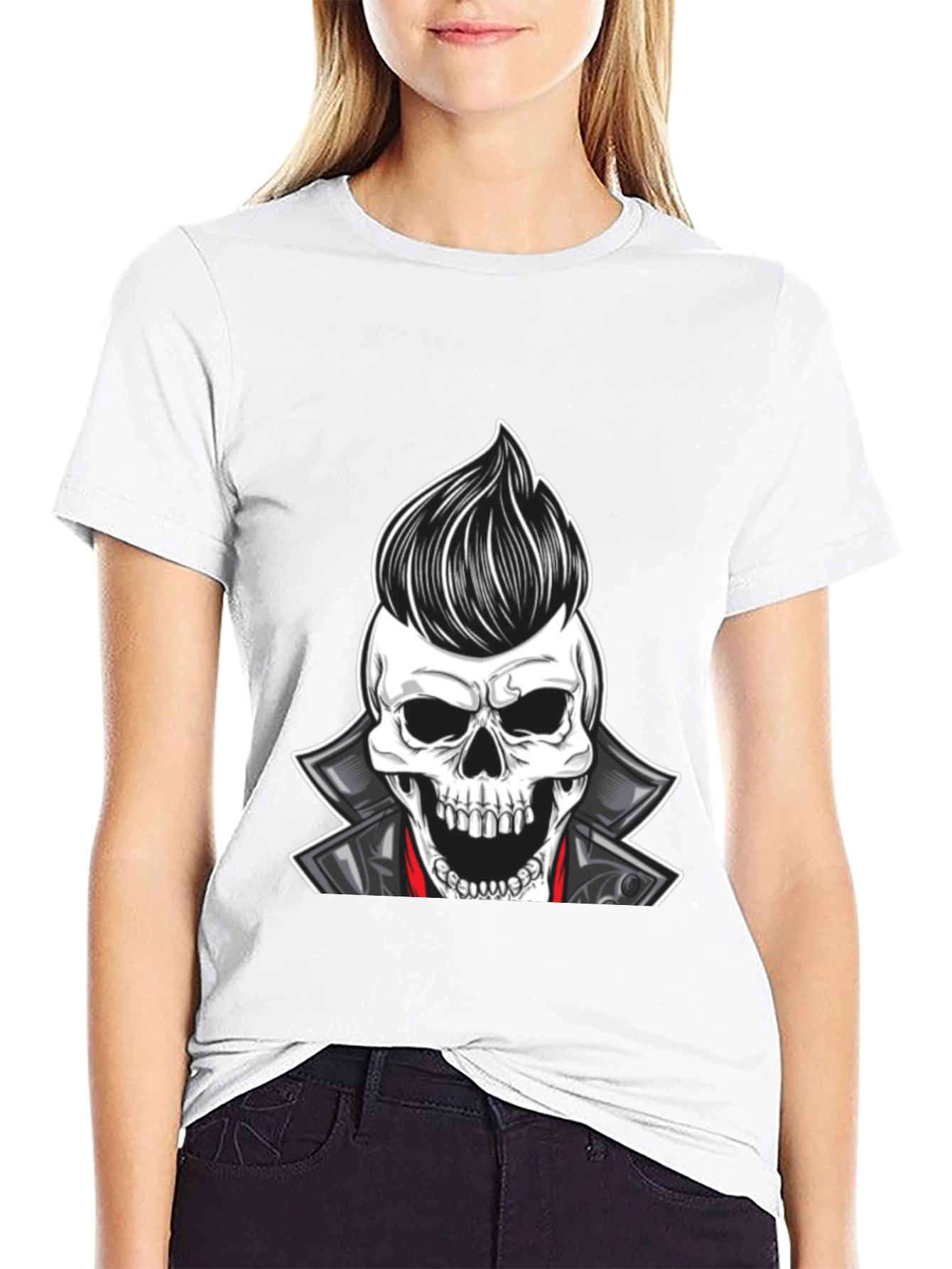 Skull Rocker T-Shirt - Cool & Edgy Design