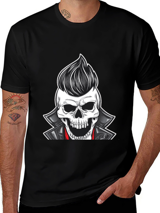 Skull Rocker T-Shirt - Cool & Edgy Design