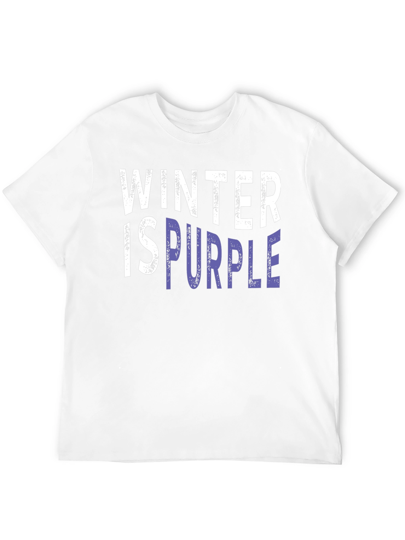 Winter is Purple Graphic T-Shirt