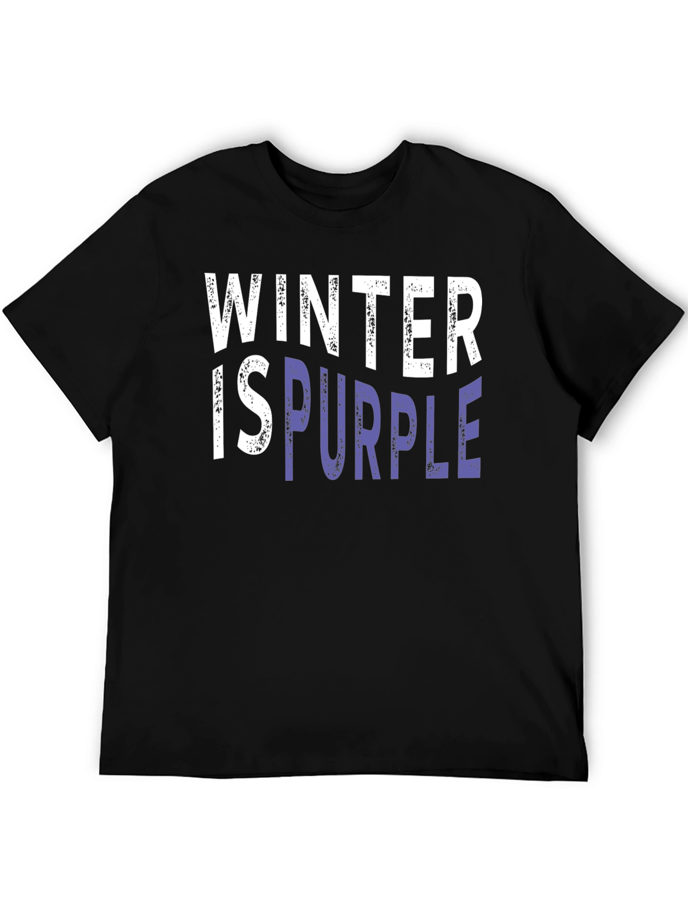 Winter is Purple Graphic T-Shirt