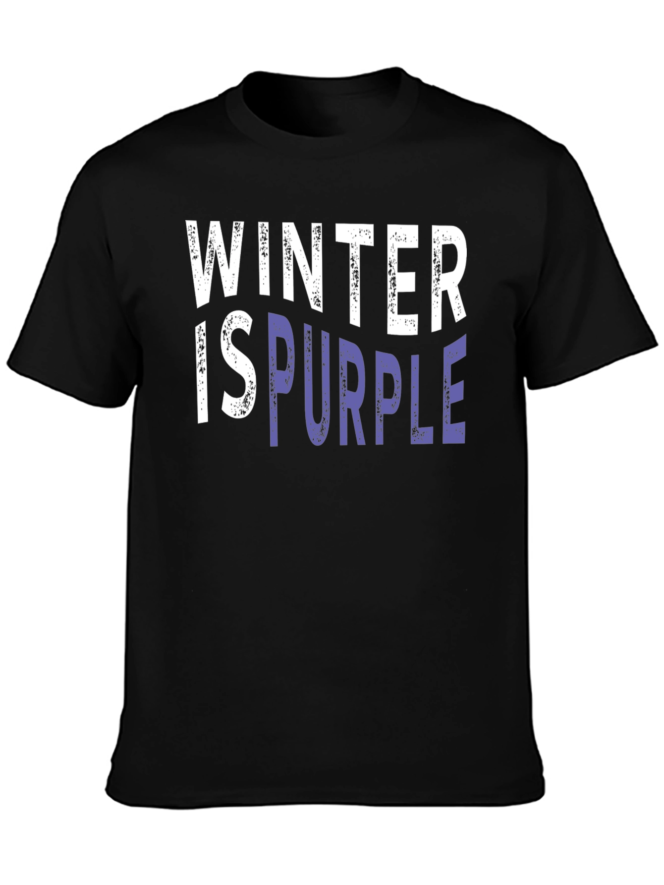 Winter is Purple Graphic T-Shirt