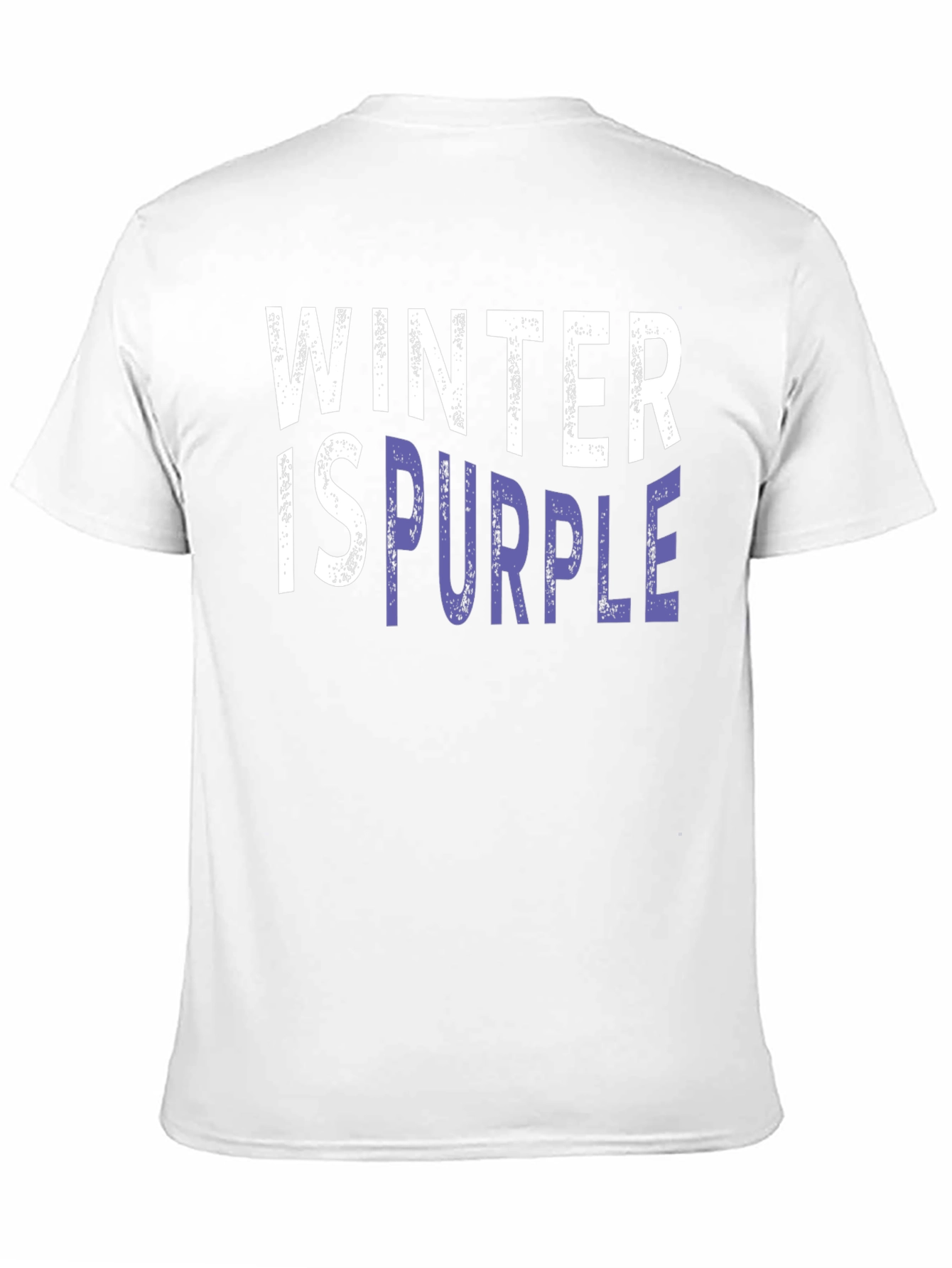 Winter is Purple Graphic T-Shirt