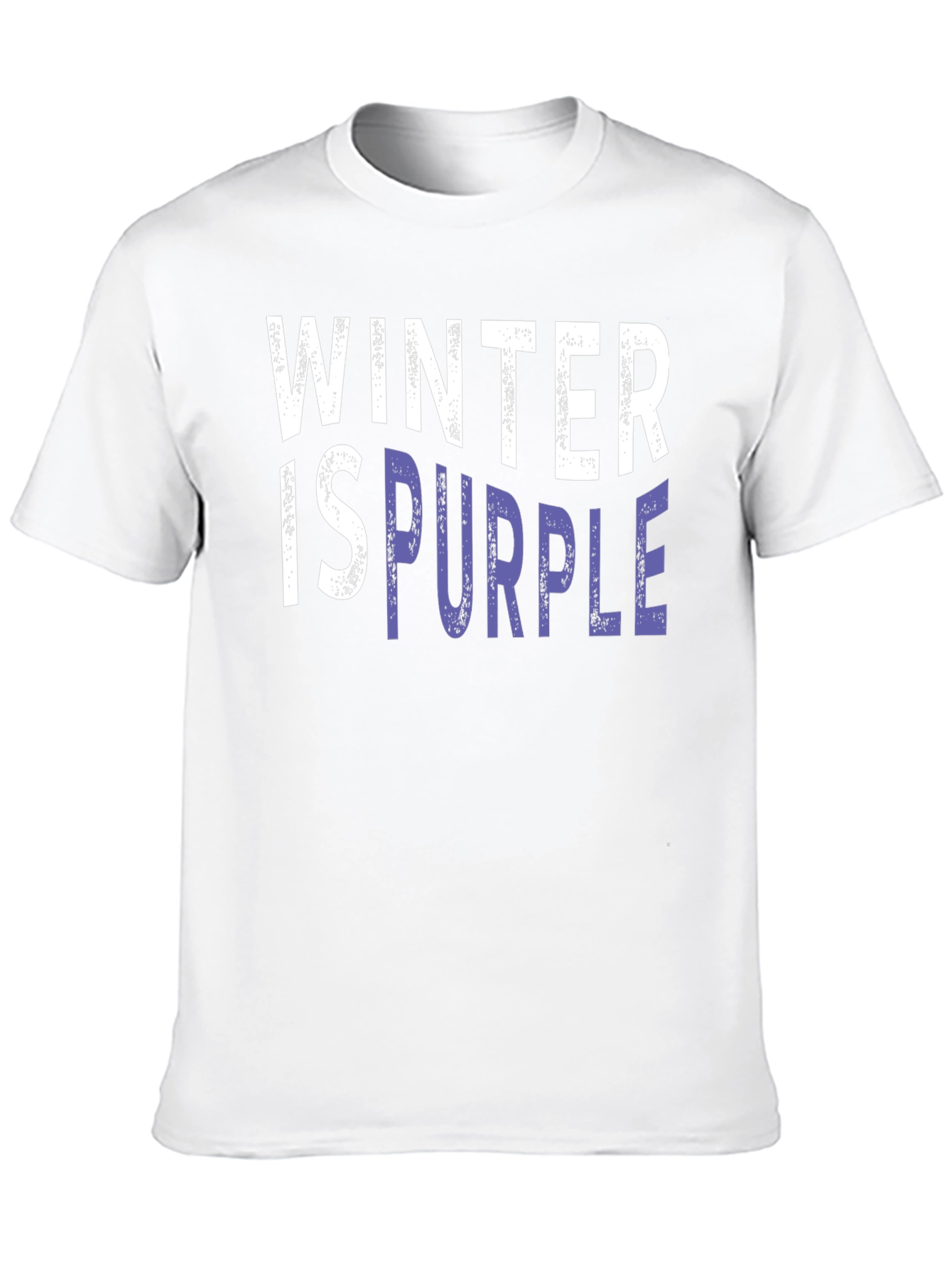 Winter is Purple Graphic T-Shirt