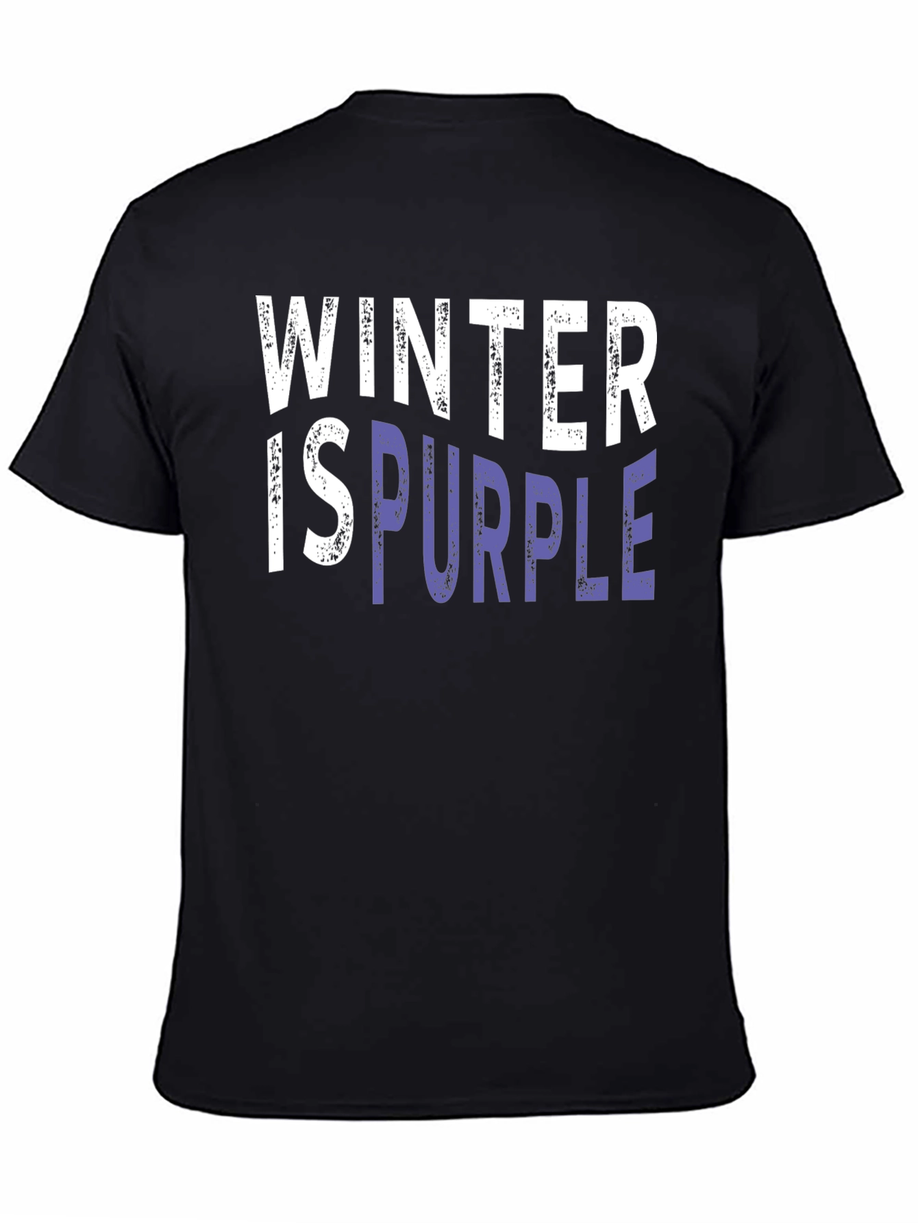 Winter is Purple Graphic T-Shirt