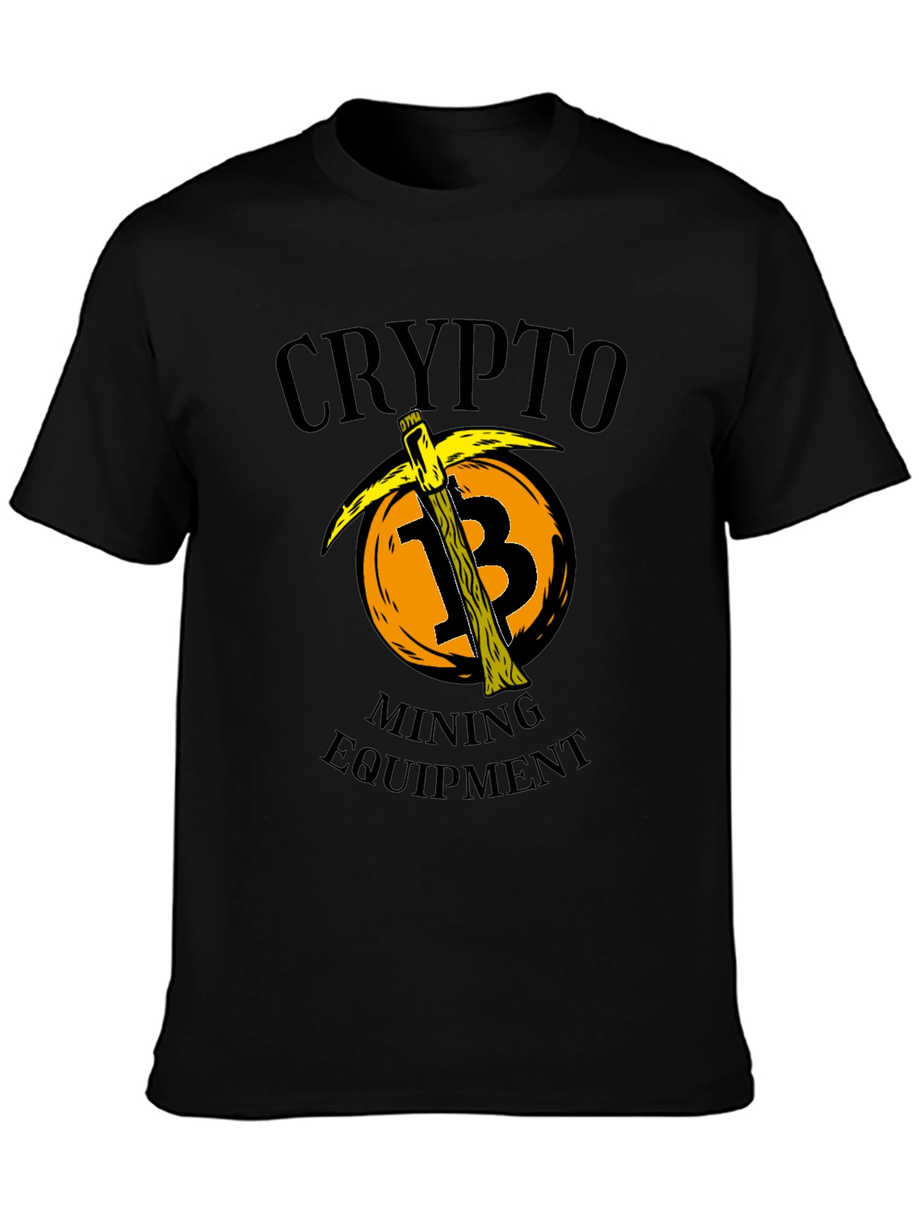 Crypto Mining Equipment Black T-Shirt