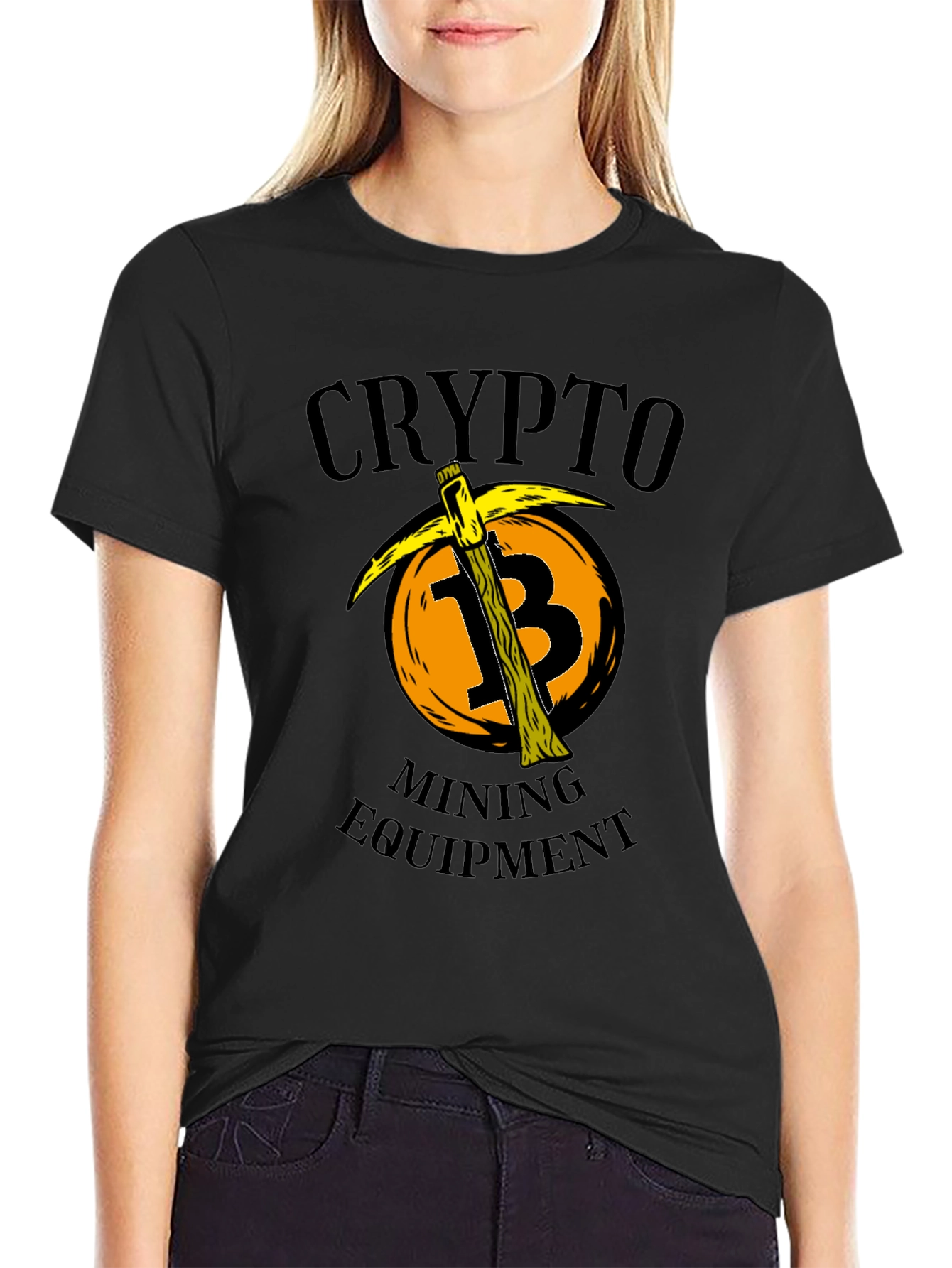 Crypto Mining Equipment Black T-Shirt
