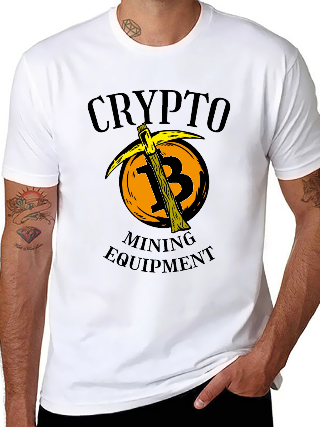 Crypto Mining Equipment Black T-Shirt