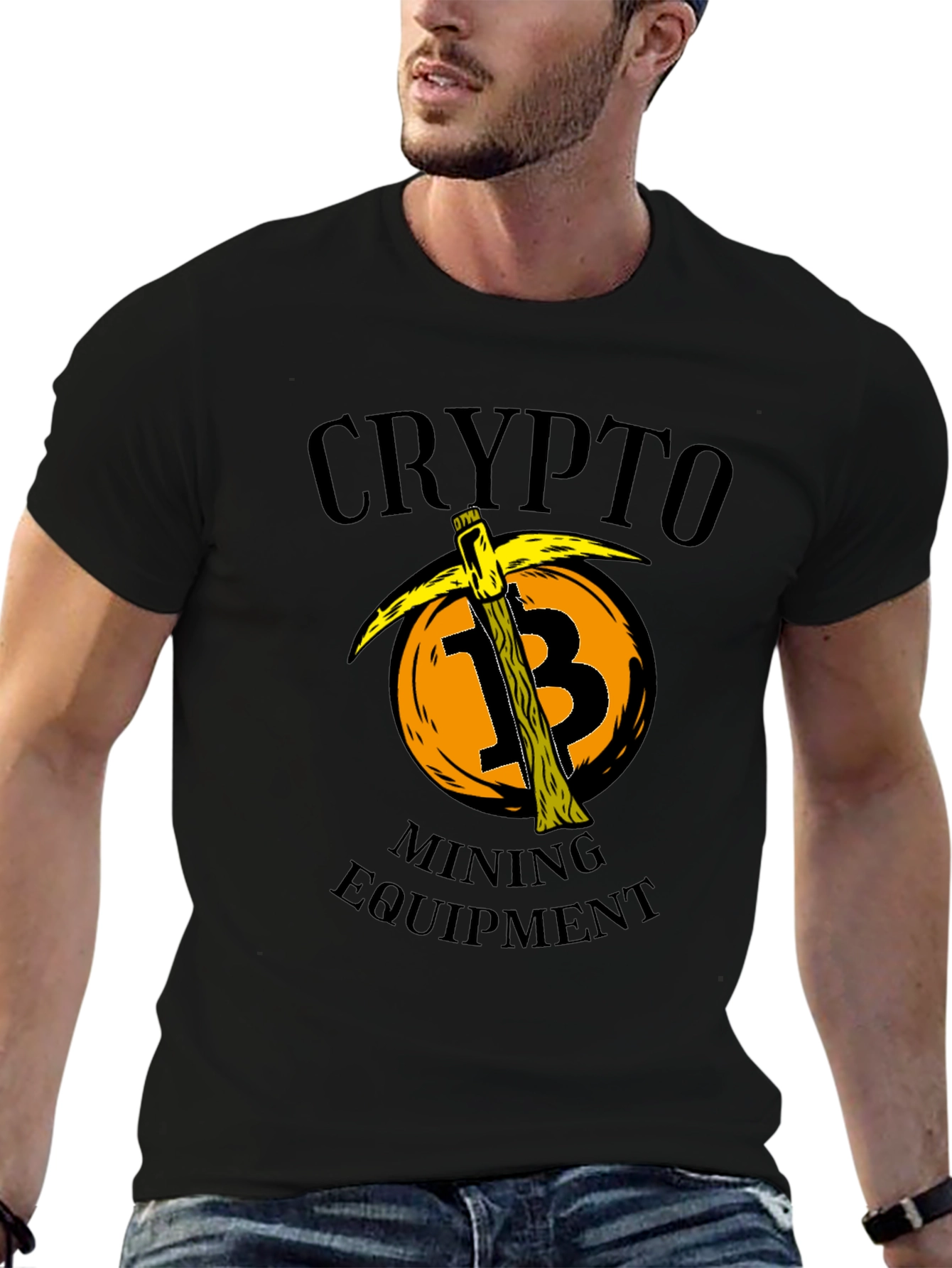 Crypto Mining Equipment Black T-Shirt