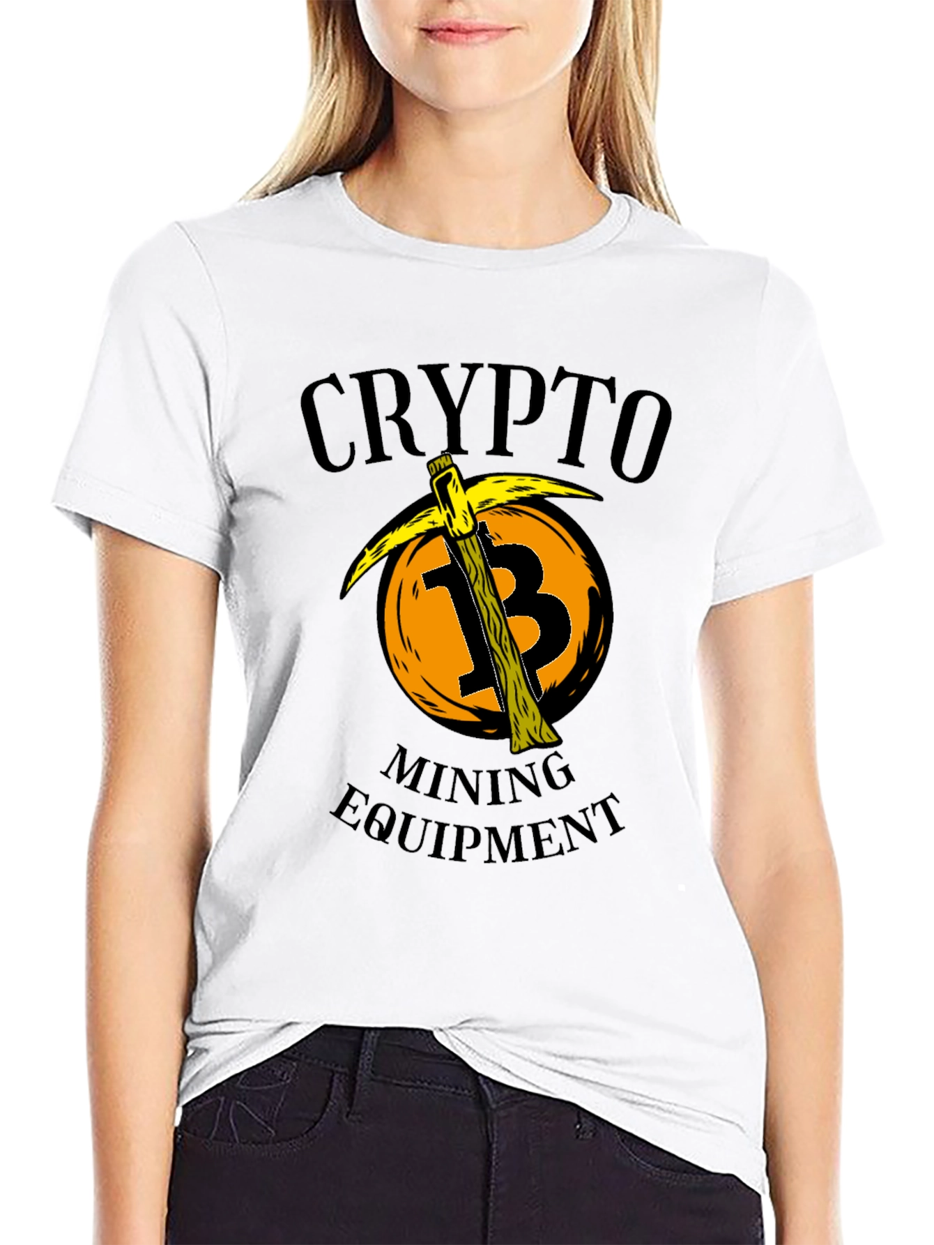 Crypto Mining Equipment Black T-Shirt