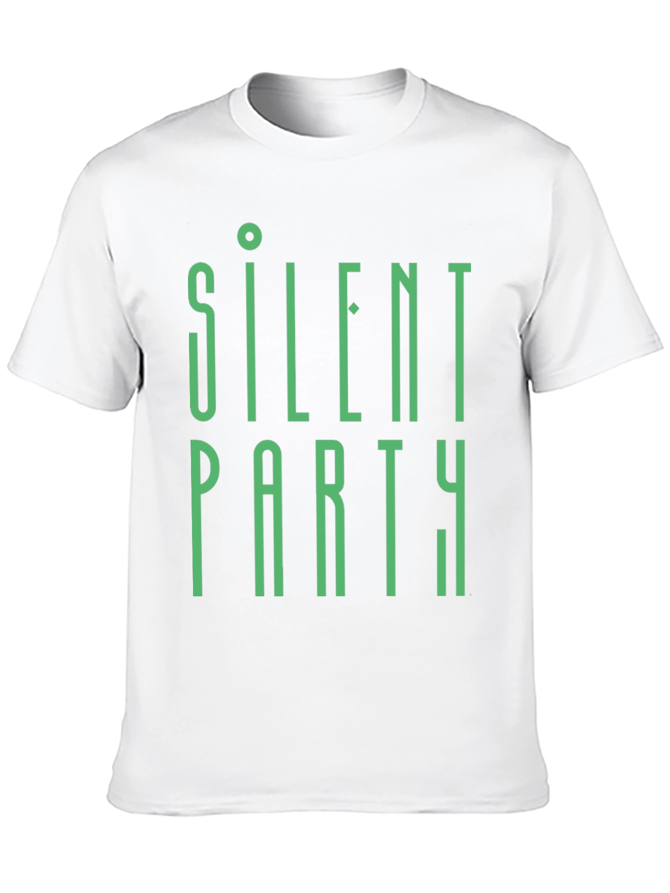 Silent Party Graphic Tee - Modern Style
