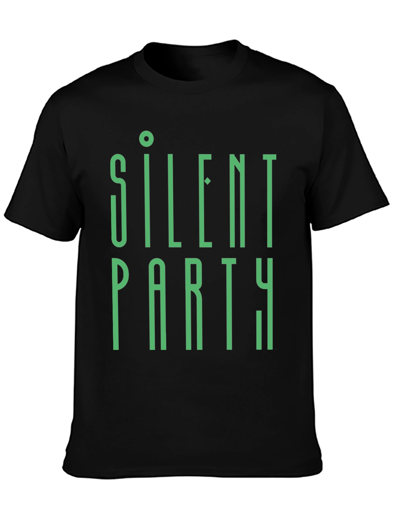 Silent Party Graphic Tee - Modern Style