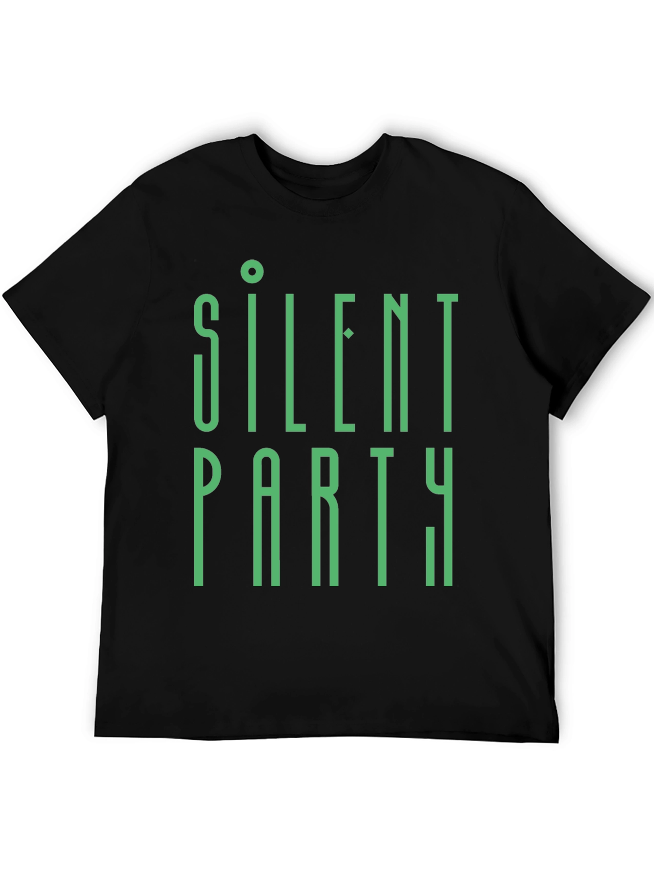 Silent Party Graphic Tee - Modern Style