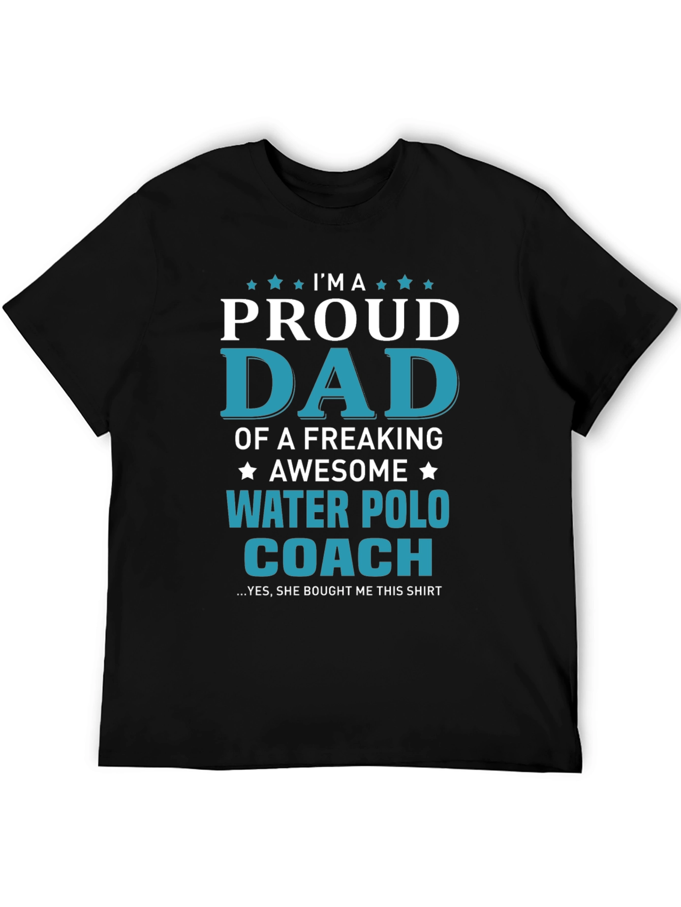 Proud Dad Water Polo Coach T-Shirt