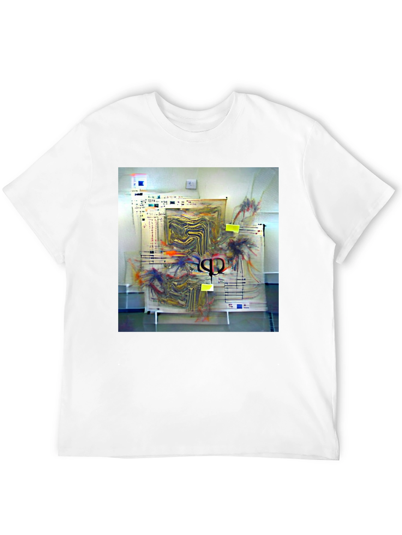 Abstract Art Black T-Shirt