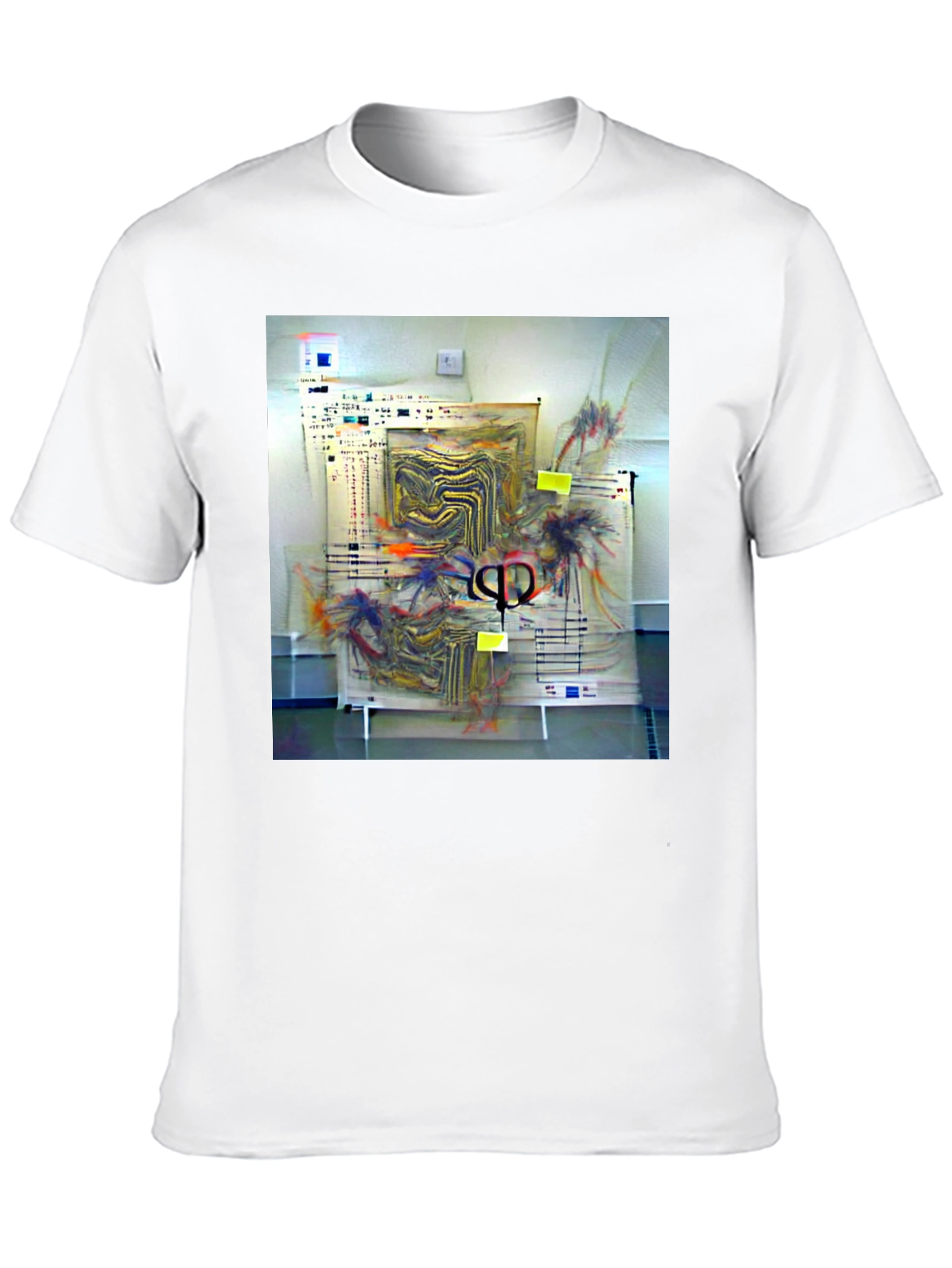 Abstract Art Black T-Shirt