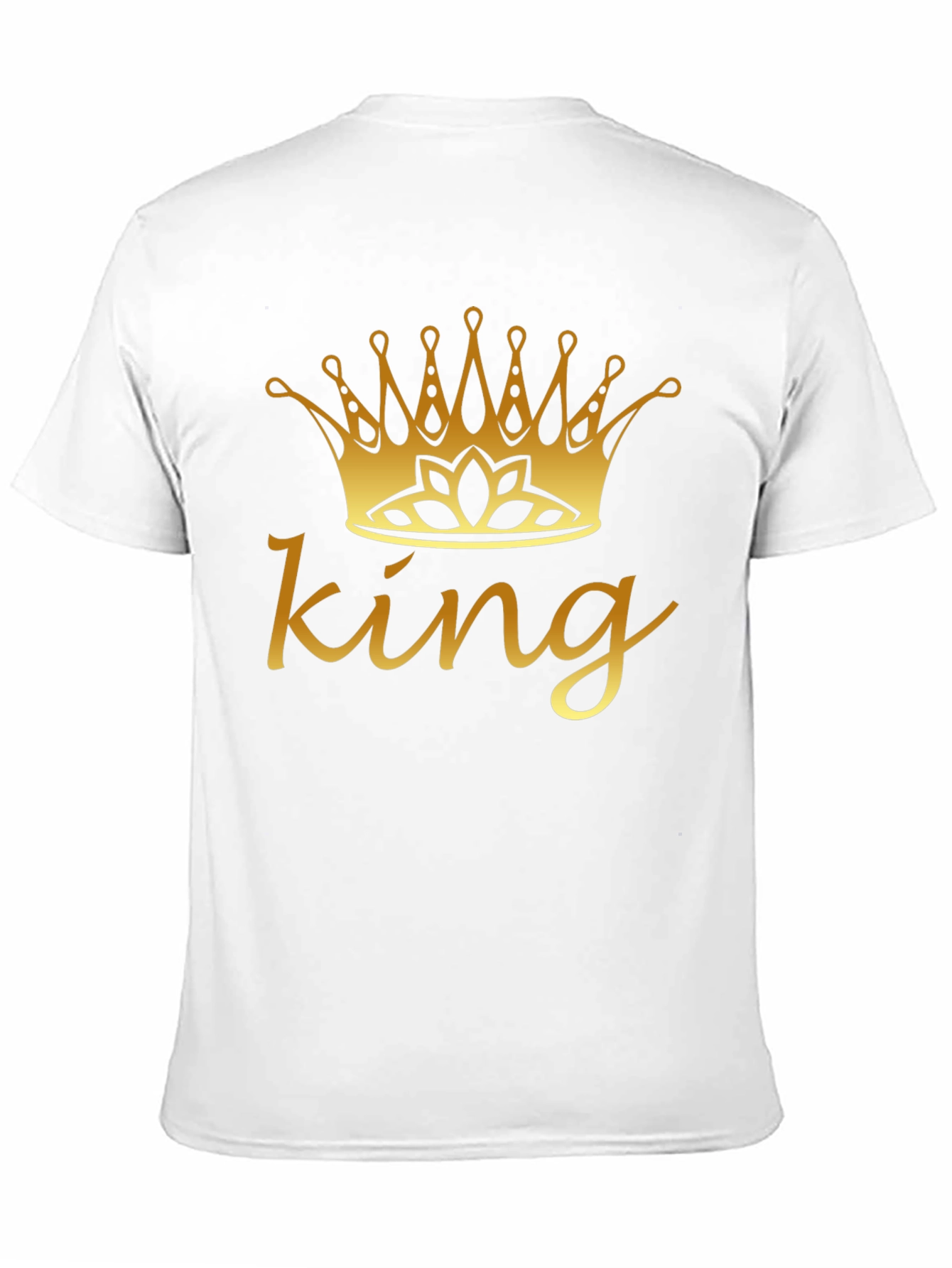 King Crown Graphic Tee - Black Cotton Shirt
