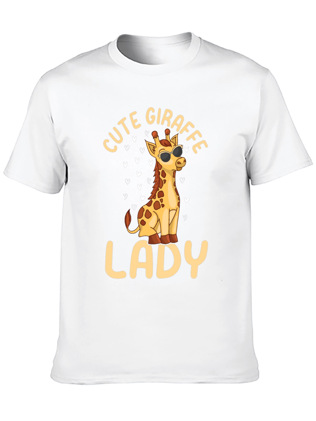 Cute Giraffe Lady T-Shirt - Stylish & Fun!