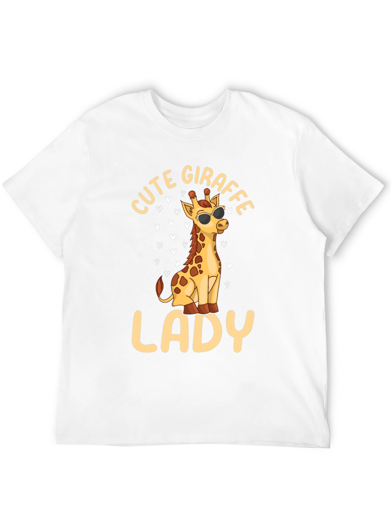 Cute Giraffe Lady T-Shirt - Stylish & Fun!