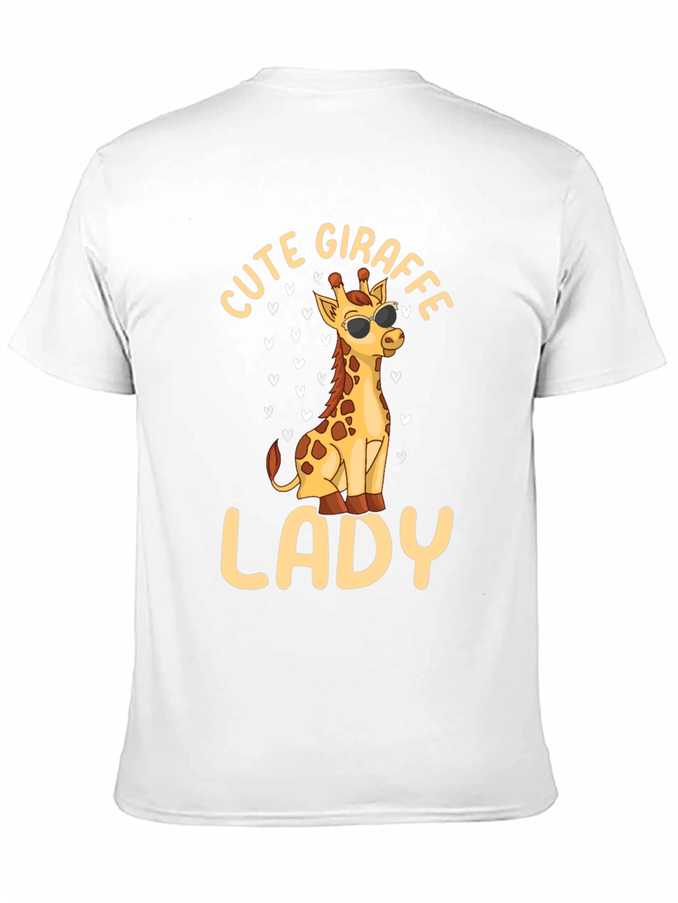 Cute Giraffe Lady T-Shirt - Stylish & Fun!