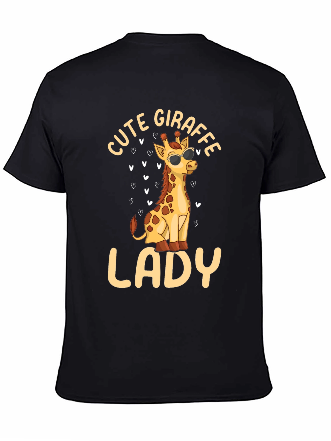 Cute Giraffe Lady T-Shirt - Stylish & Fun!