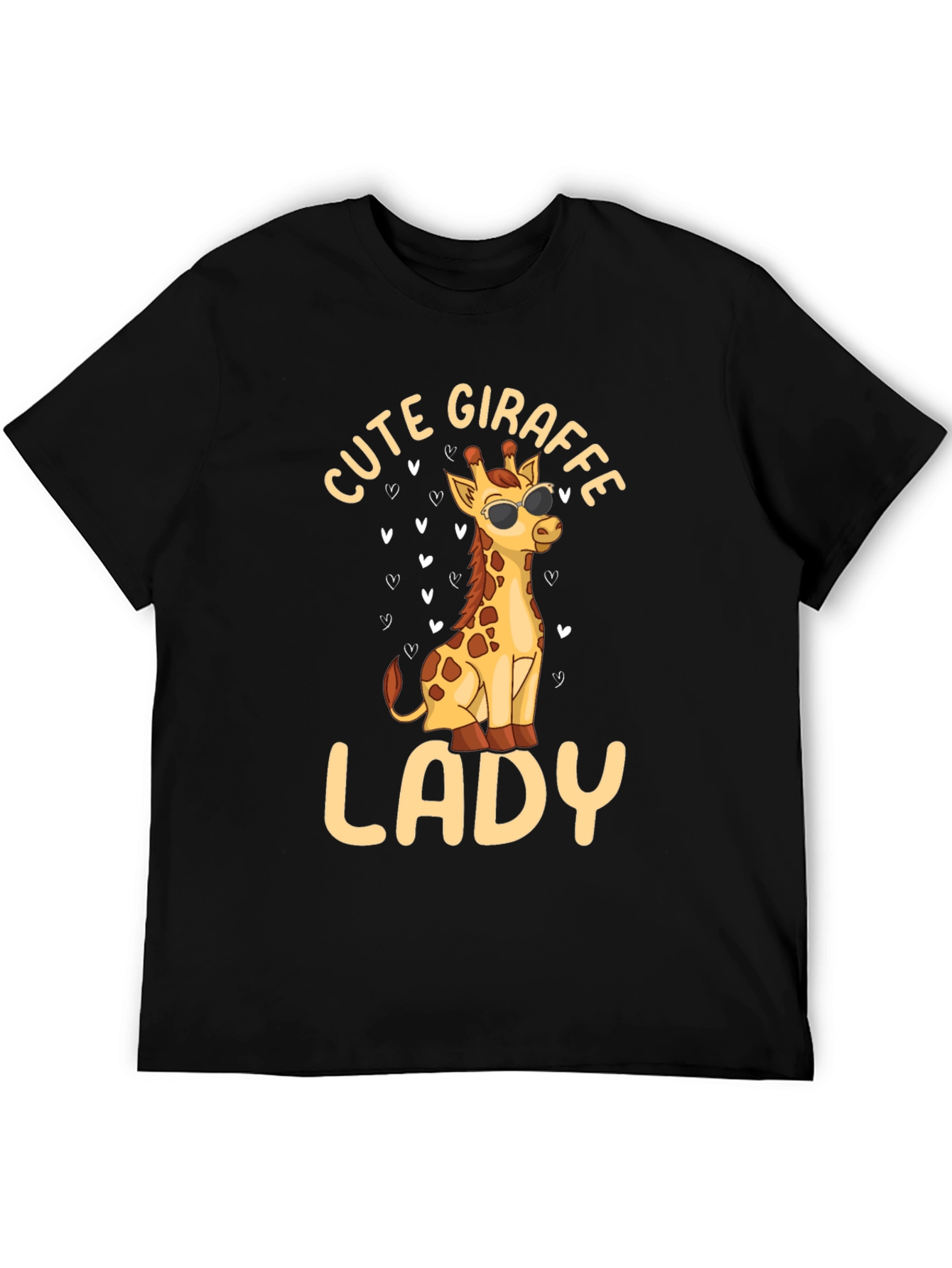 Cute Giraffe Lady T-Shirt - Stylish & Fun!