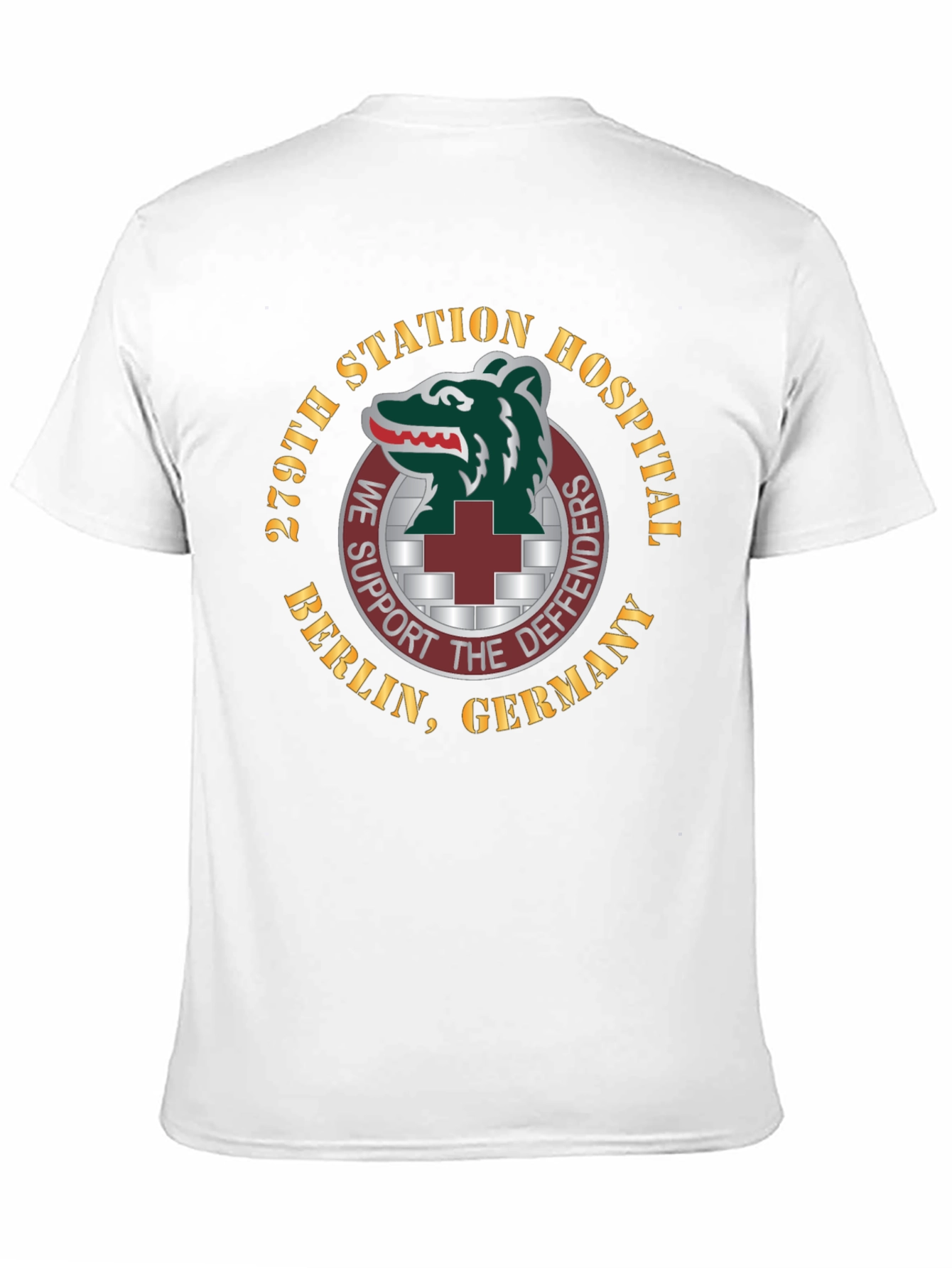 279th Station Hospital Berlin Germany Black T-Shirt