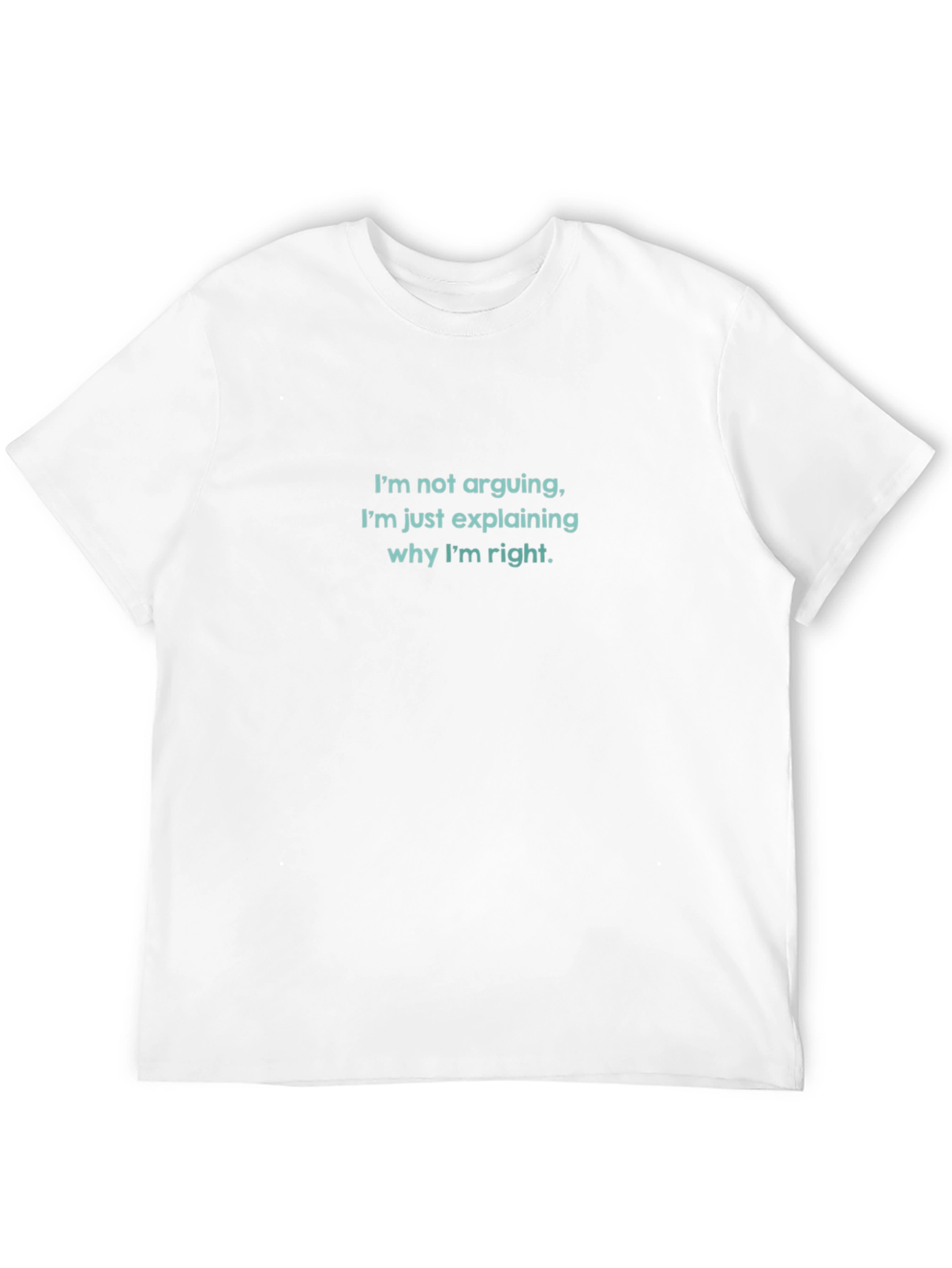Funny Im Not Arguing Graphic Tee